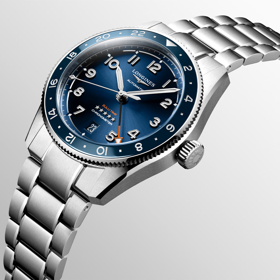 Orologio in acciaio Spirit Zulu Time Longines