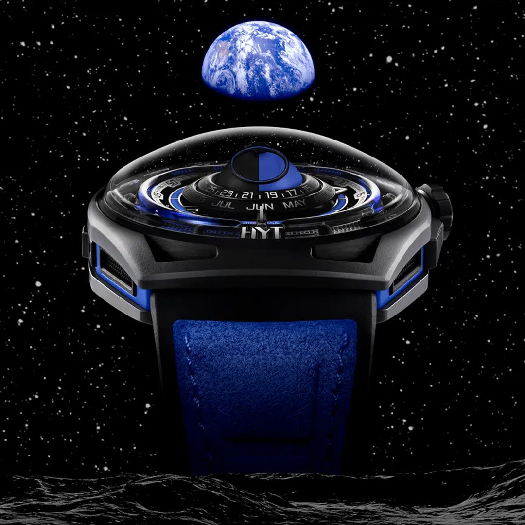 Orologio in titanio Moon Runner Supernova Blue Hyt