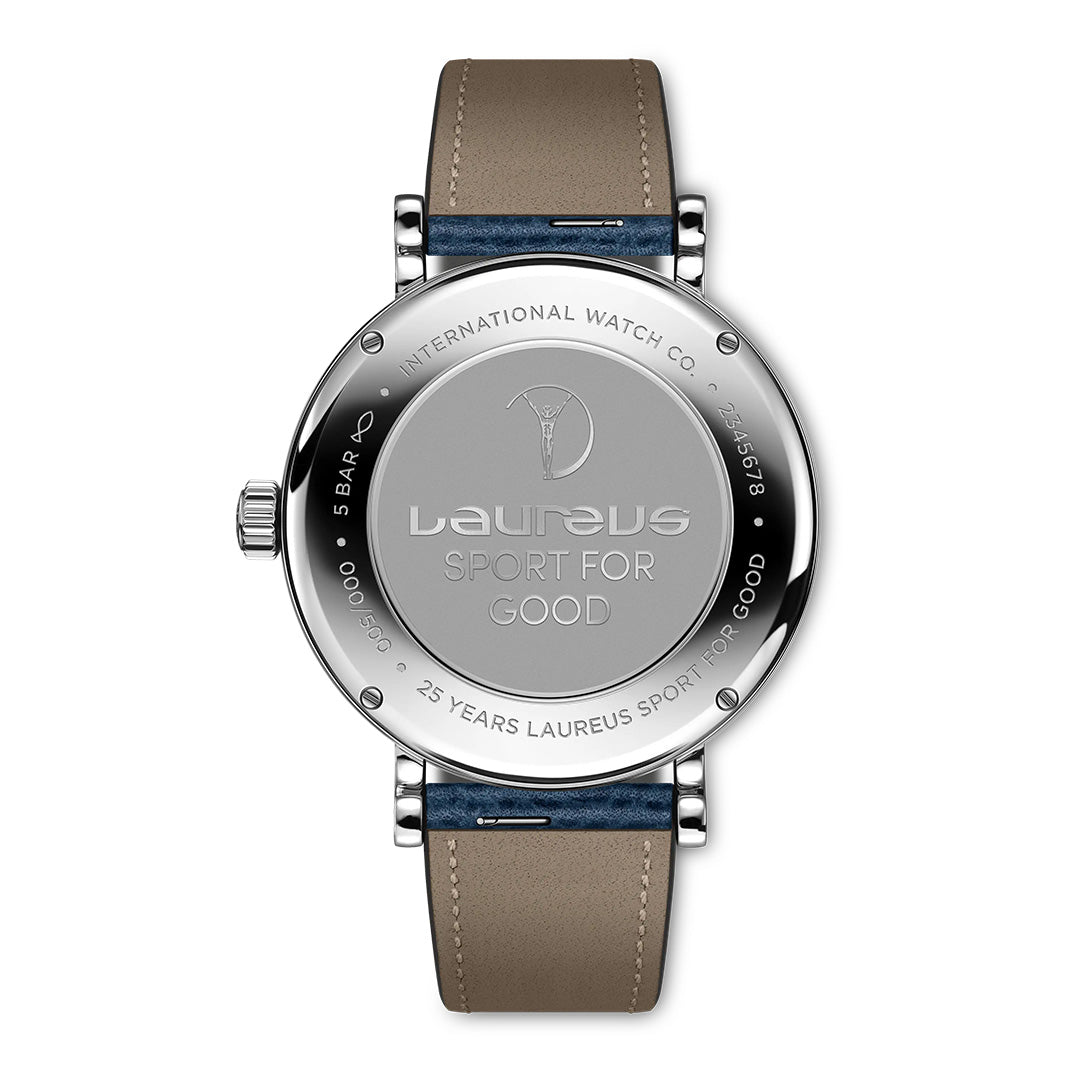 Watch in steel Portofino Automatic Pointer Date Laureus Iwc