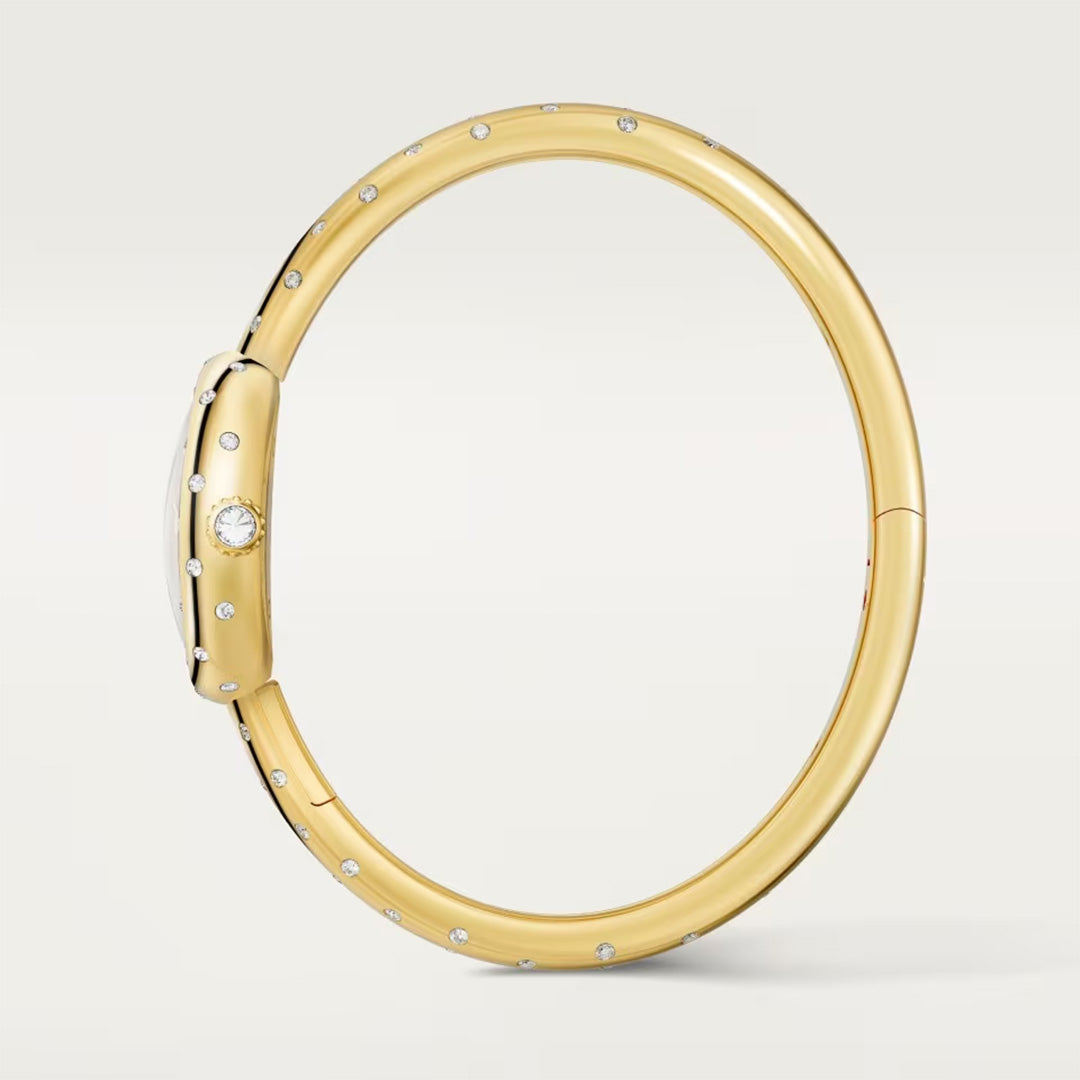 Orologio in oro giallo Baignoire (misura 15) Cartier