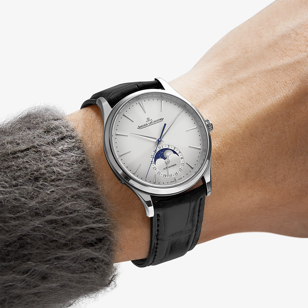 Orologio in acciaio Master Ultra Thin Moon Jaeger-lecoultre