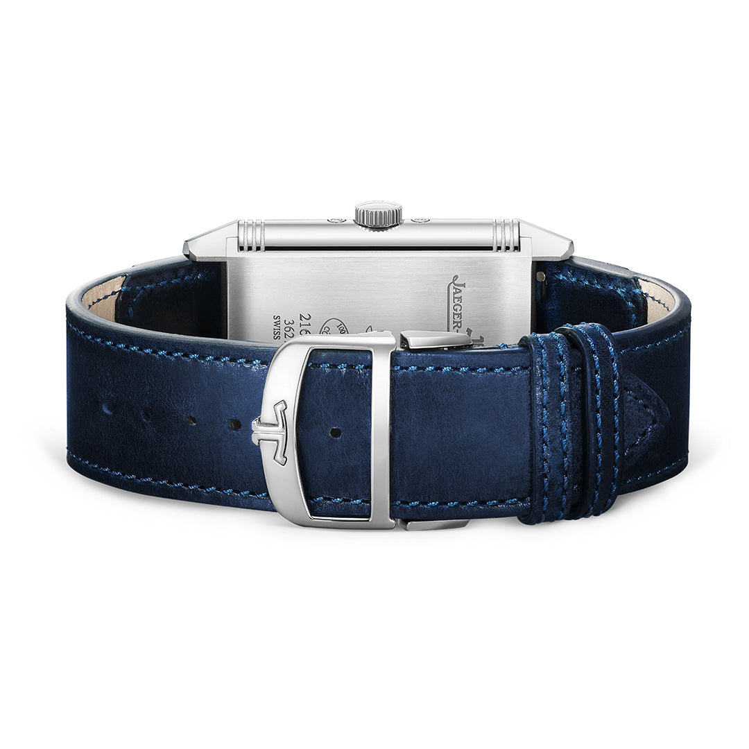 Watch in steel Reverso Tribute Duoface Calendar Jaeger-lecoultre