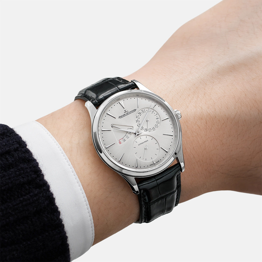 Orologio in acciaio Master Ultra Thin Power Reserve Jaeger-lecoultre