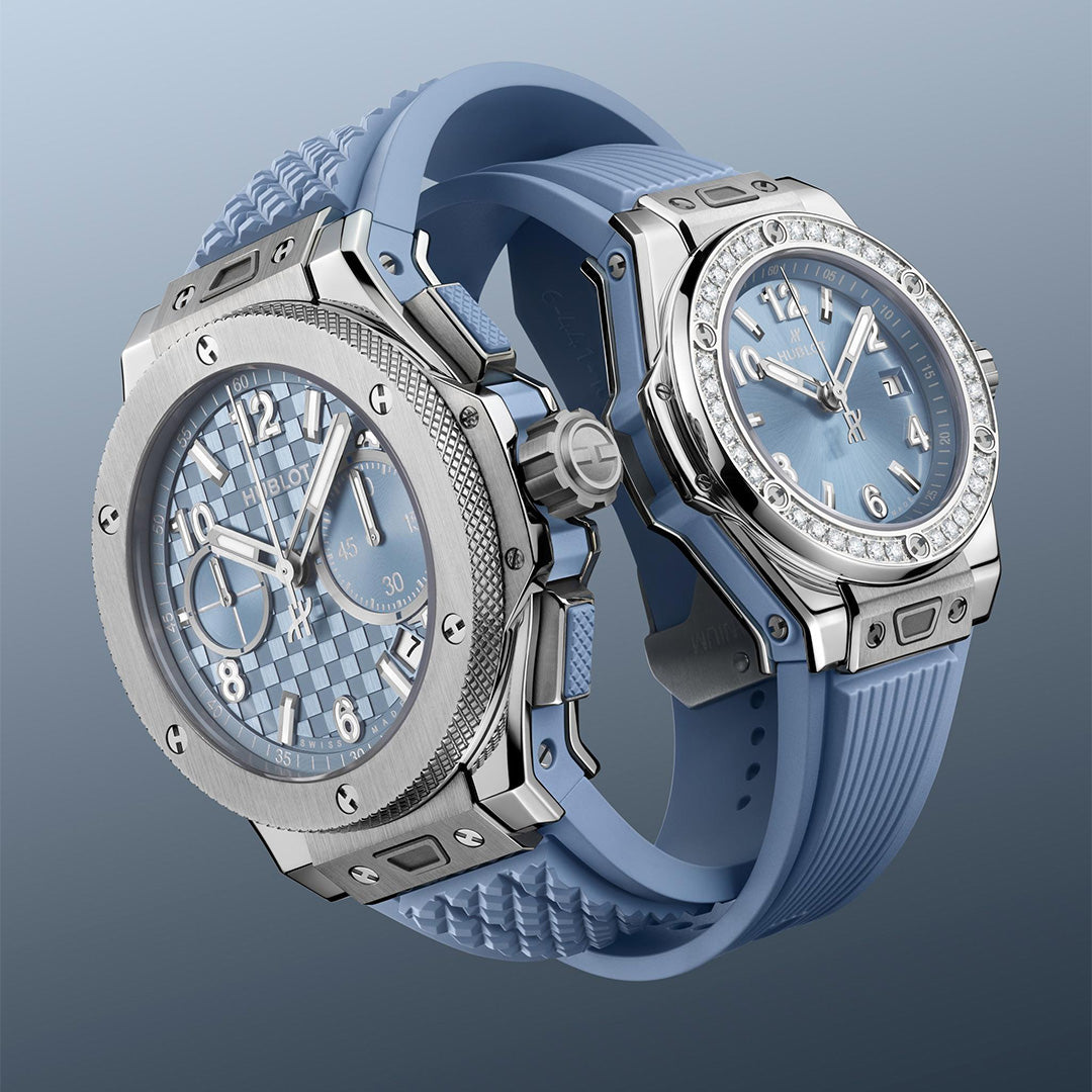Orologio in titanio Big Bang Original Unico Titanium Coal Blue Hublot