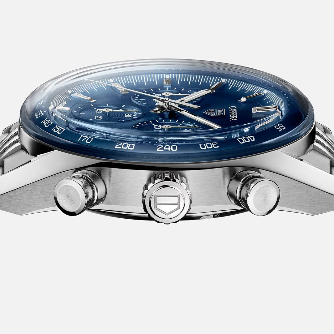 Orologio in acciaio Carrera Chronograph Tag heuer