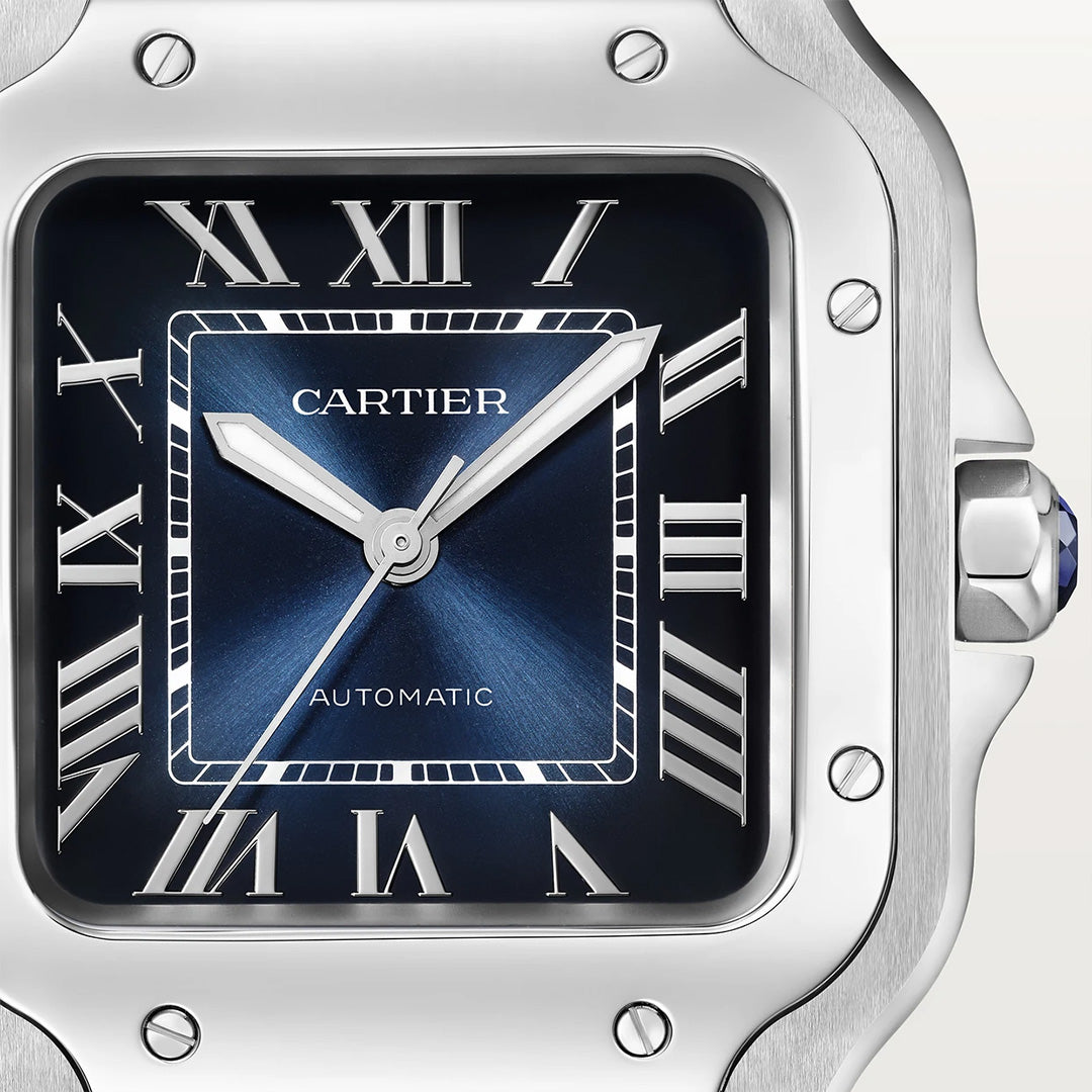 Watch in steel Santos de Cartier Cartier