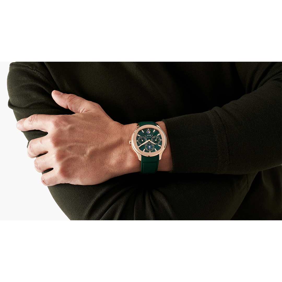 Watch in rose gold Piaget Polo Perpetual Calendar Ultra-Thin Piaget