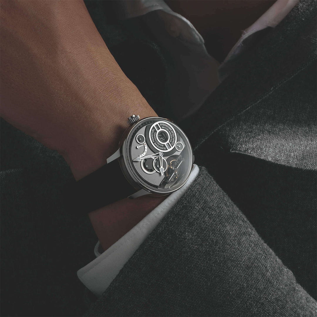 Orologio in oro bianco QP Balancier Greubel forsey