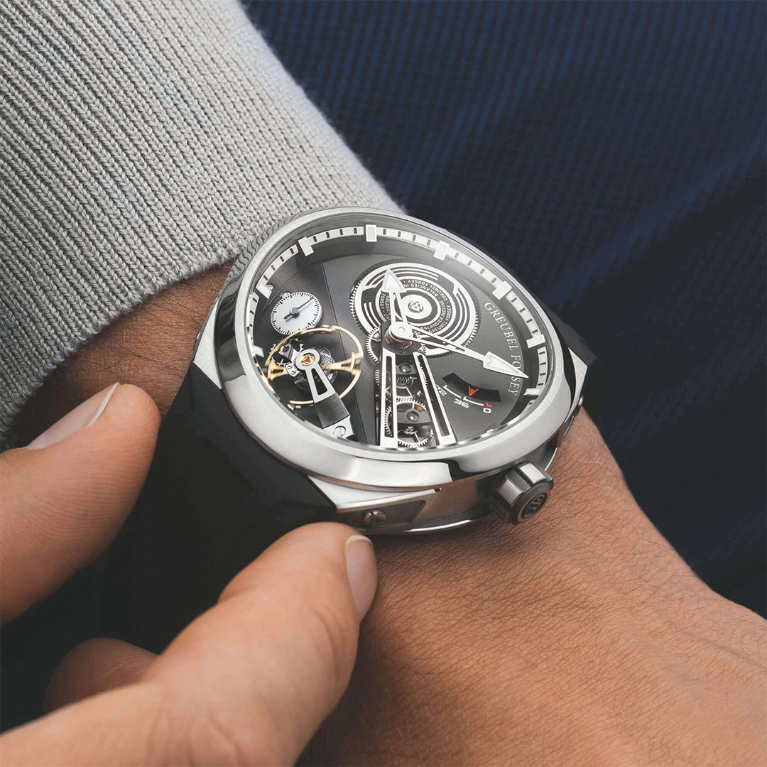 Watch in titanium Balancier Convexe S2 Greubel forsey