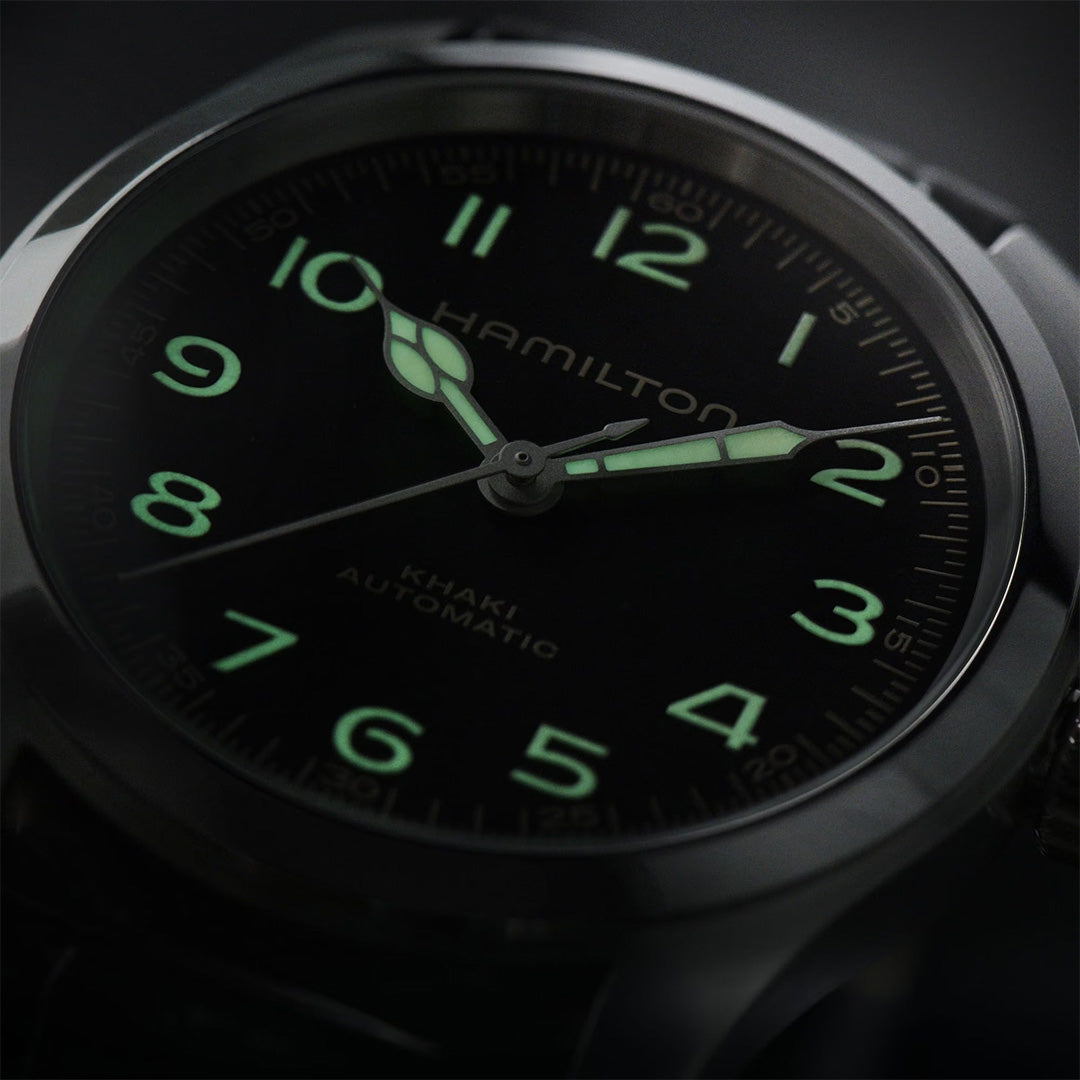 Orologio in acciaio Khaki Field Murph Hamilton