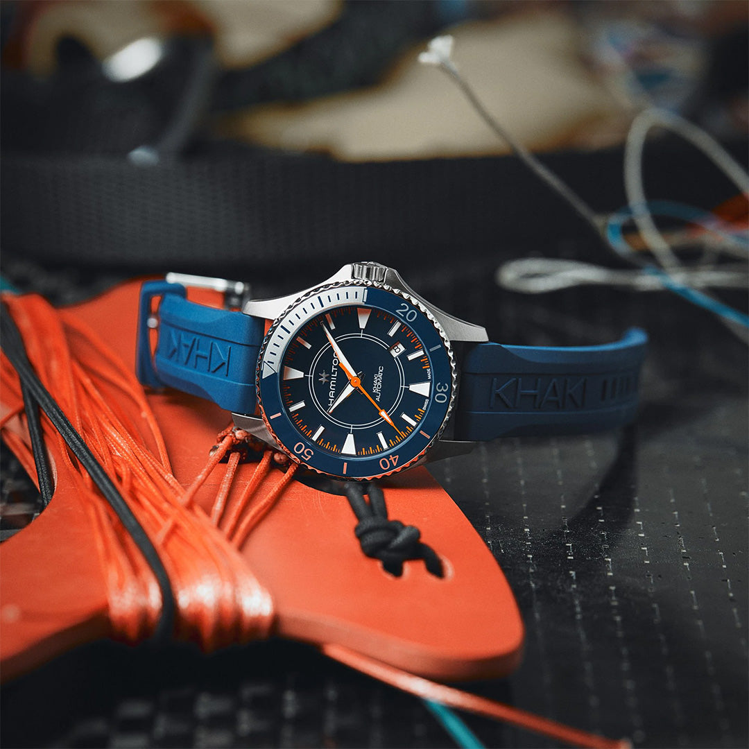 Watch in steel Khaki Navy Scuba Auto Syroco Special Edition Hamilton