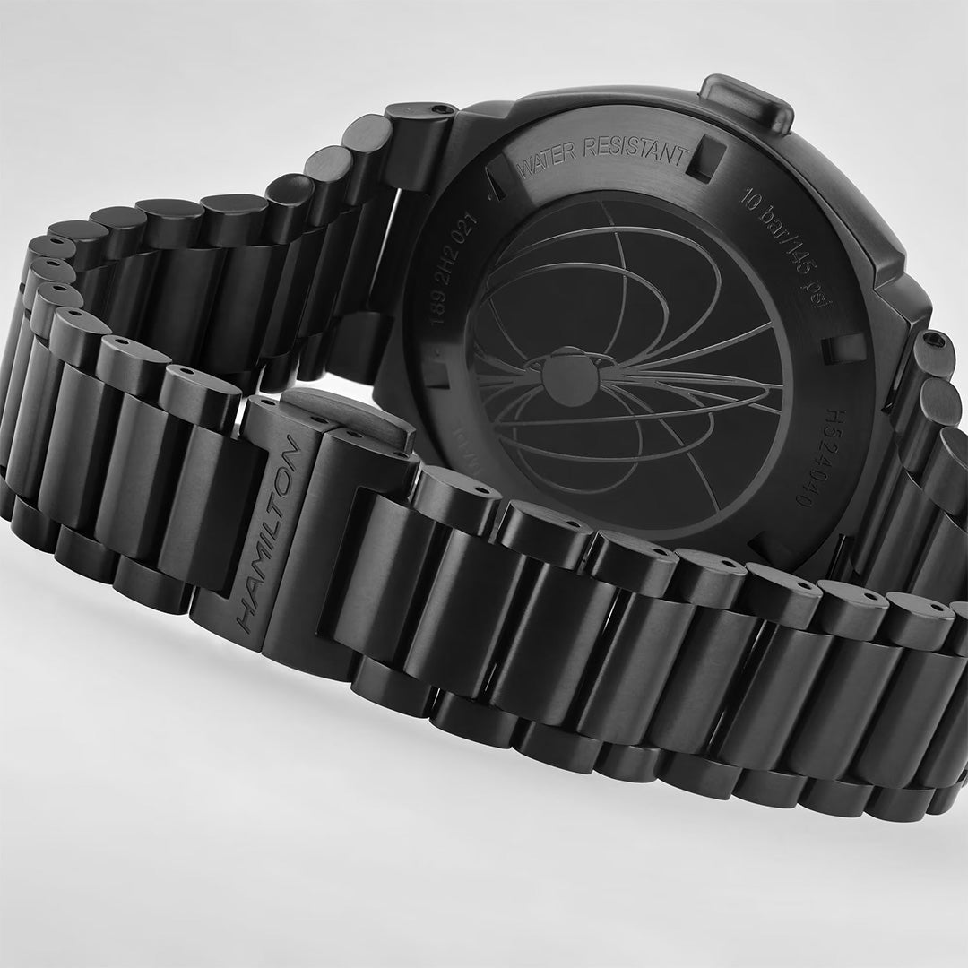 Orologio in pvd American Classic PSR Digital Quartz Hamilton