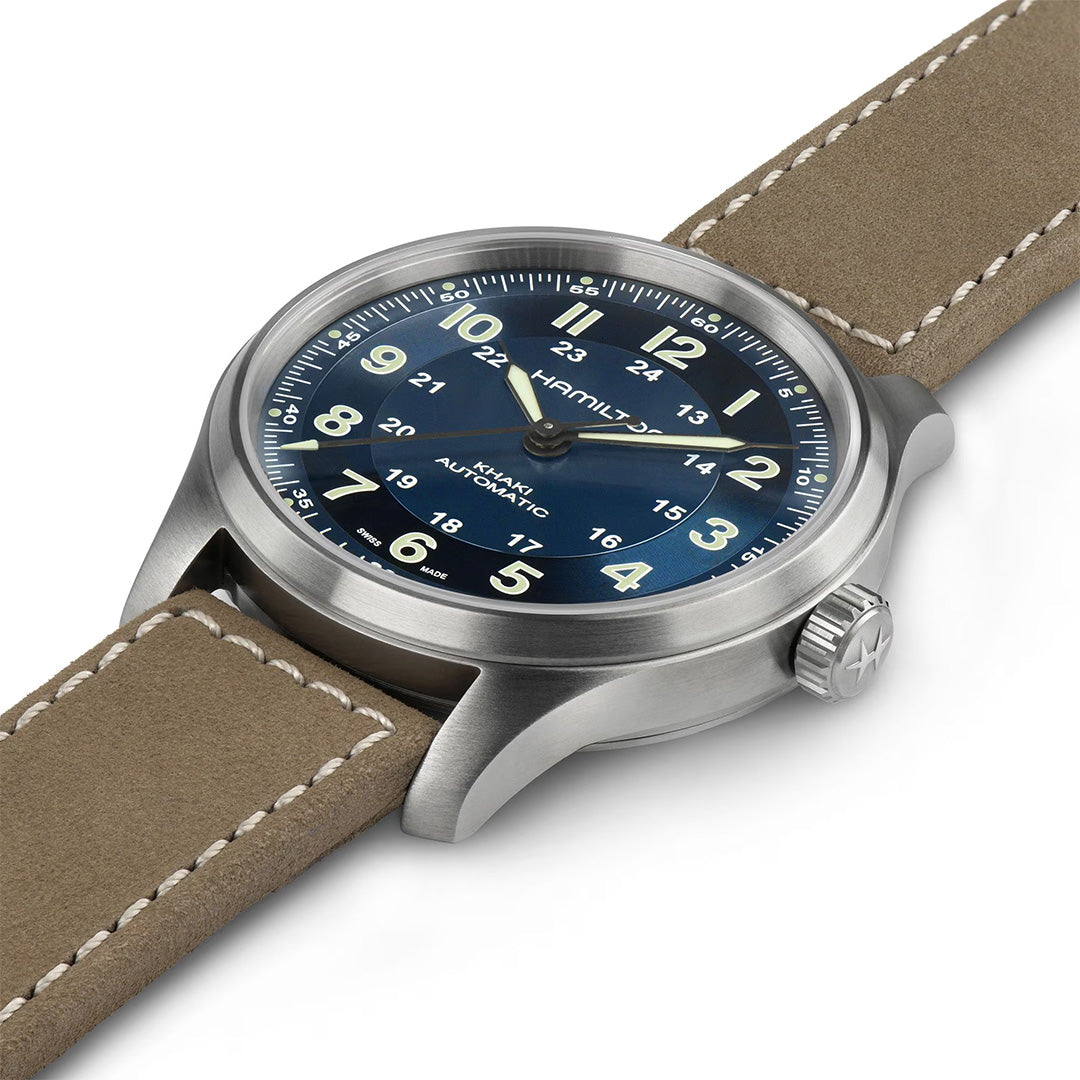 Watch in titanium Khaki Field Titanium Auto Hamilton