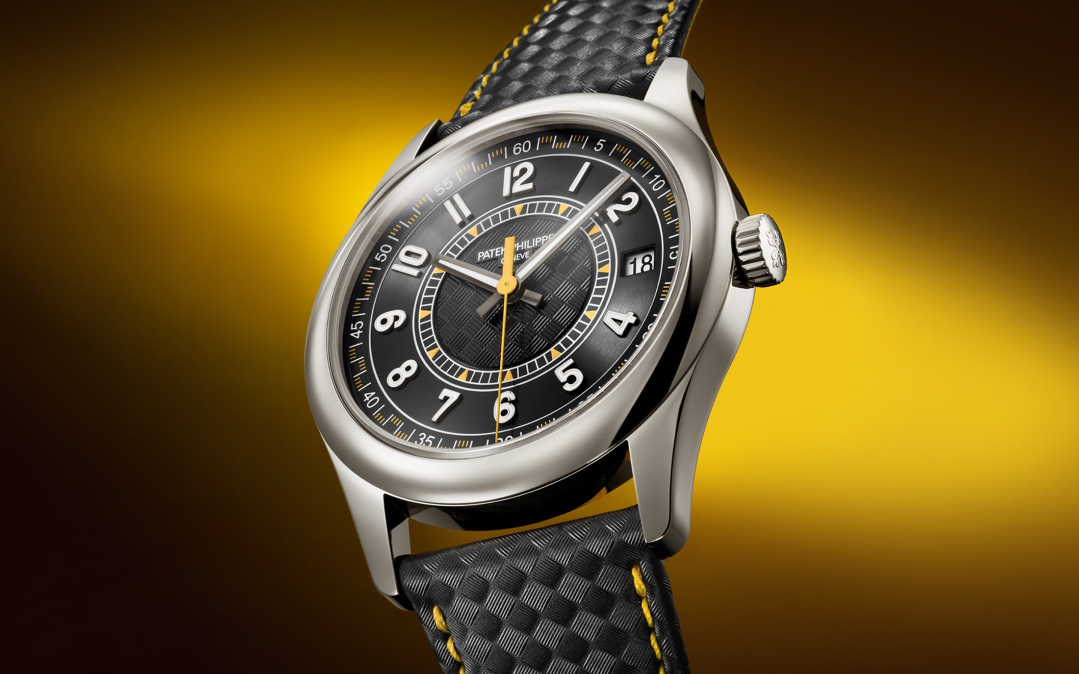 Watch in white gold Calatrava Patek philippe