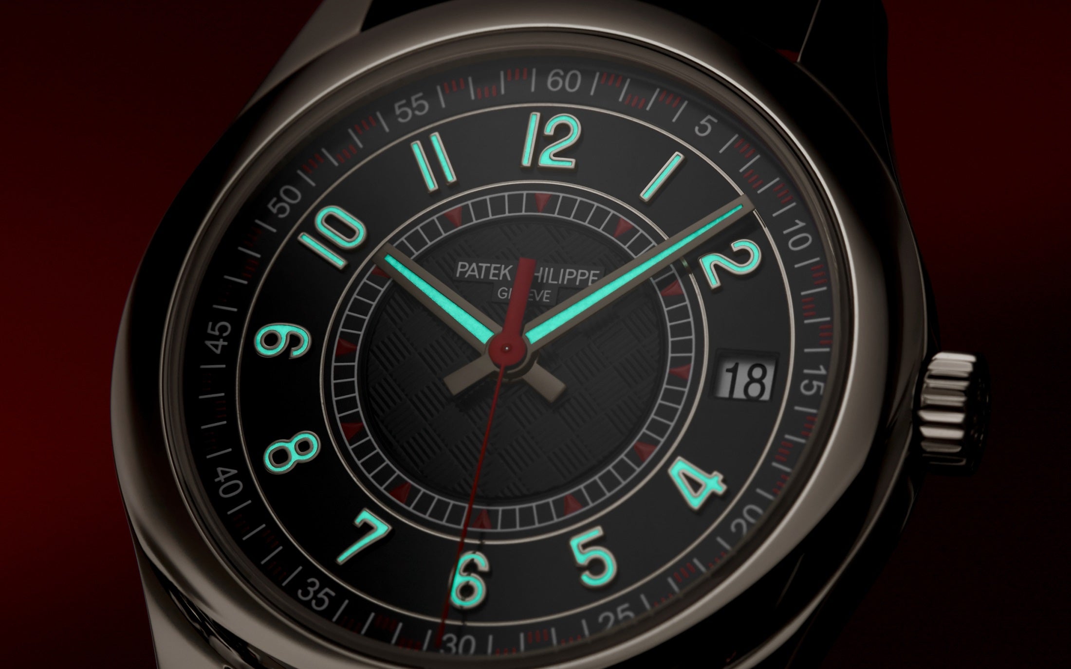 Watch in white gold Calatrava Patek philippe