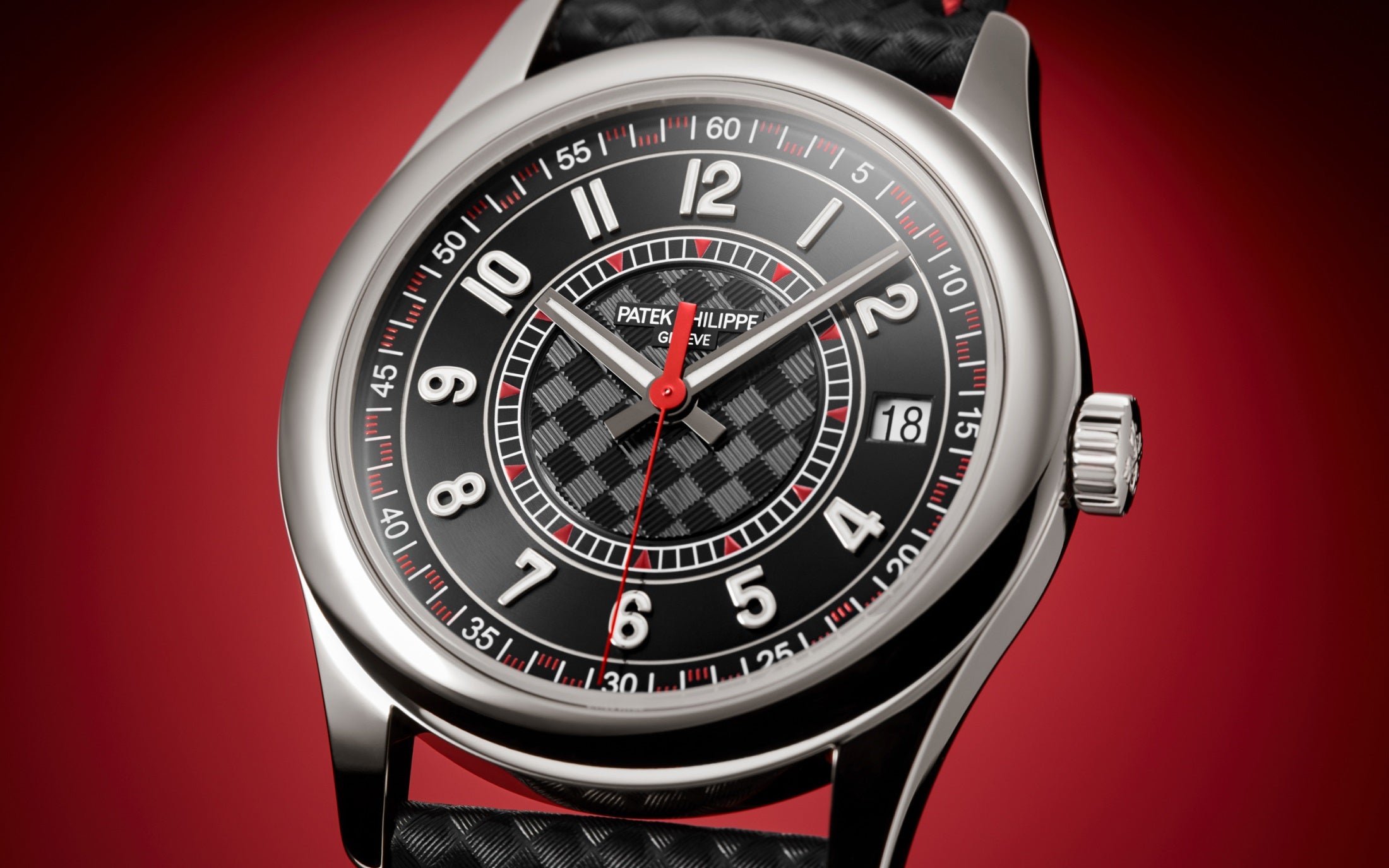 Watch in white gold Calatrava Patek philippe