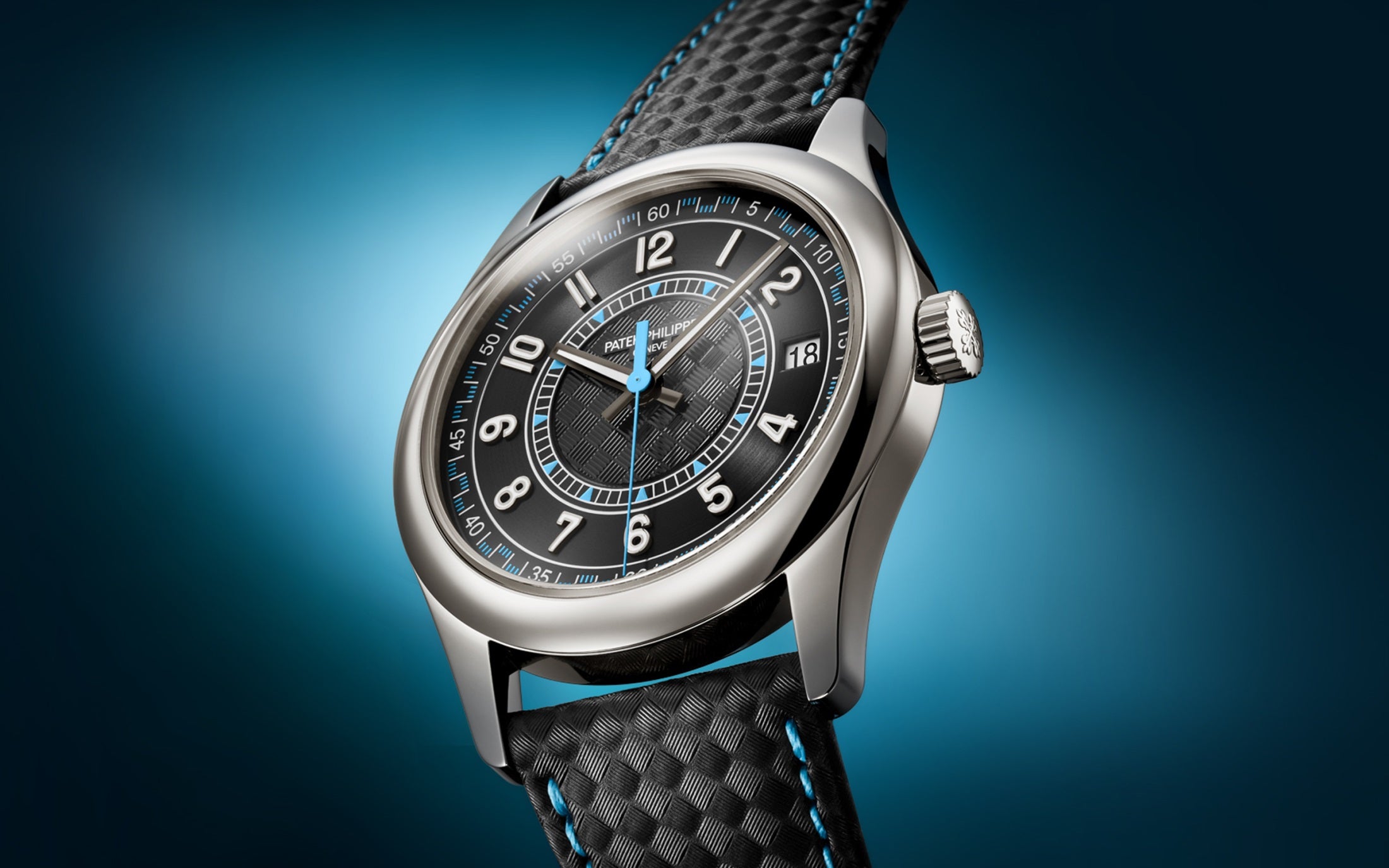 Watch in white gold Calatrava Patek philippe