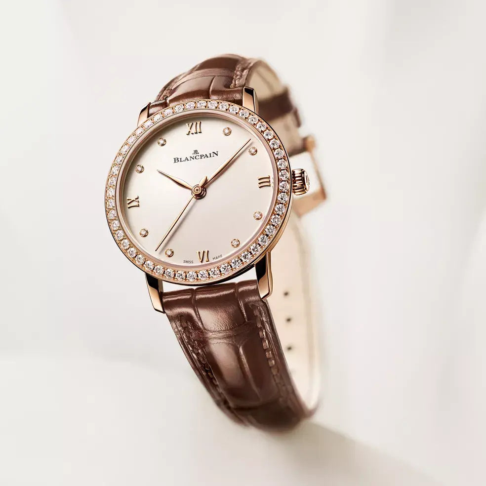 Watch in rose gold Villeret Ultraplate Blancpain