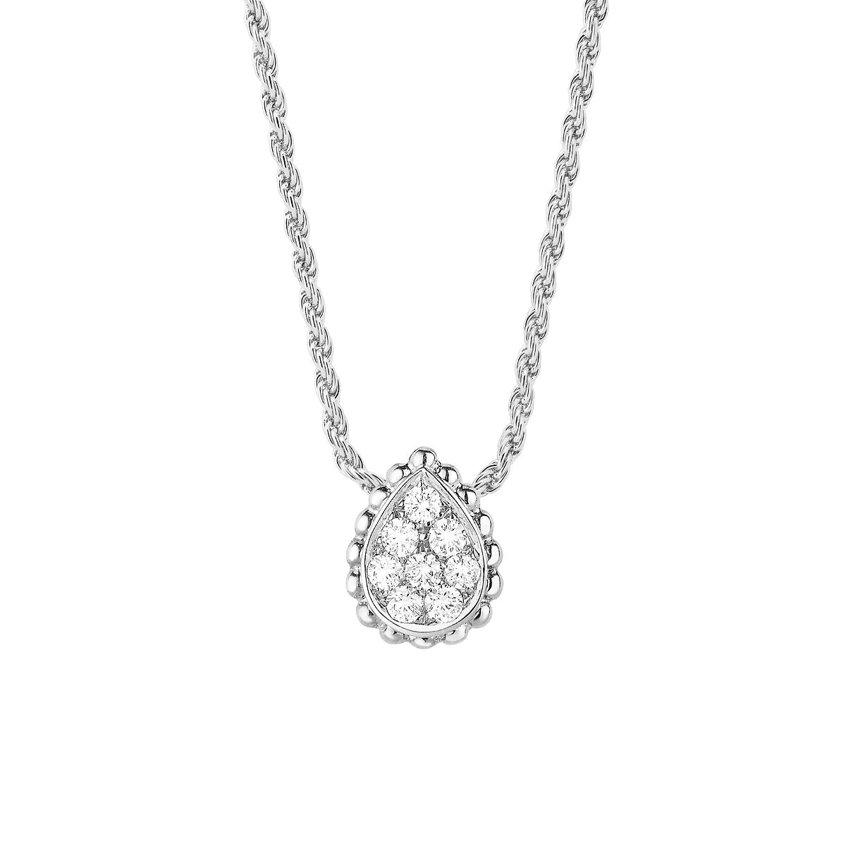 Gioiello in white gold Serpent Bohème pendant, xs motif Boucheron