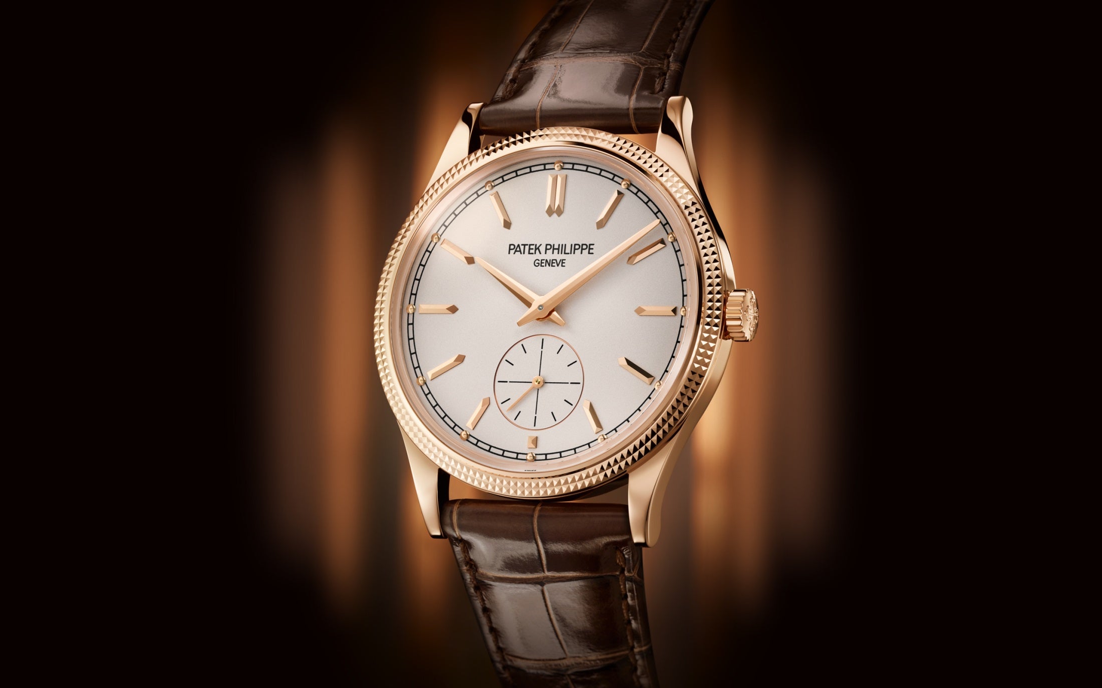Orologio in oro rosa Calatrava Patek philippe