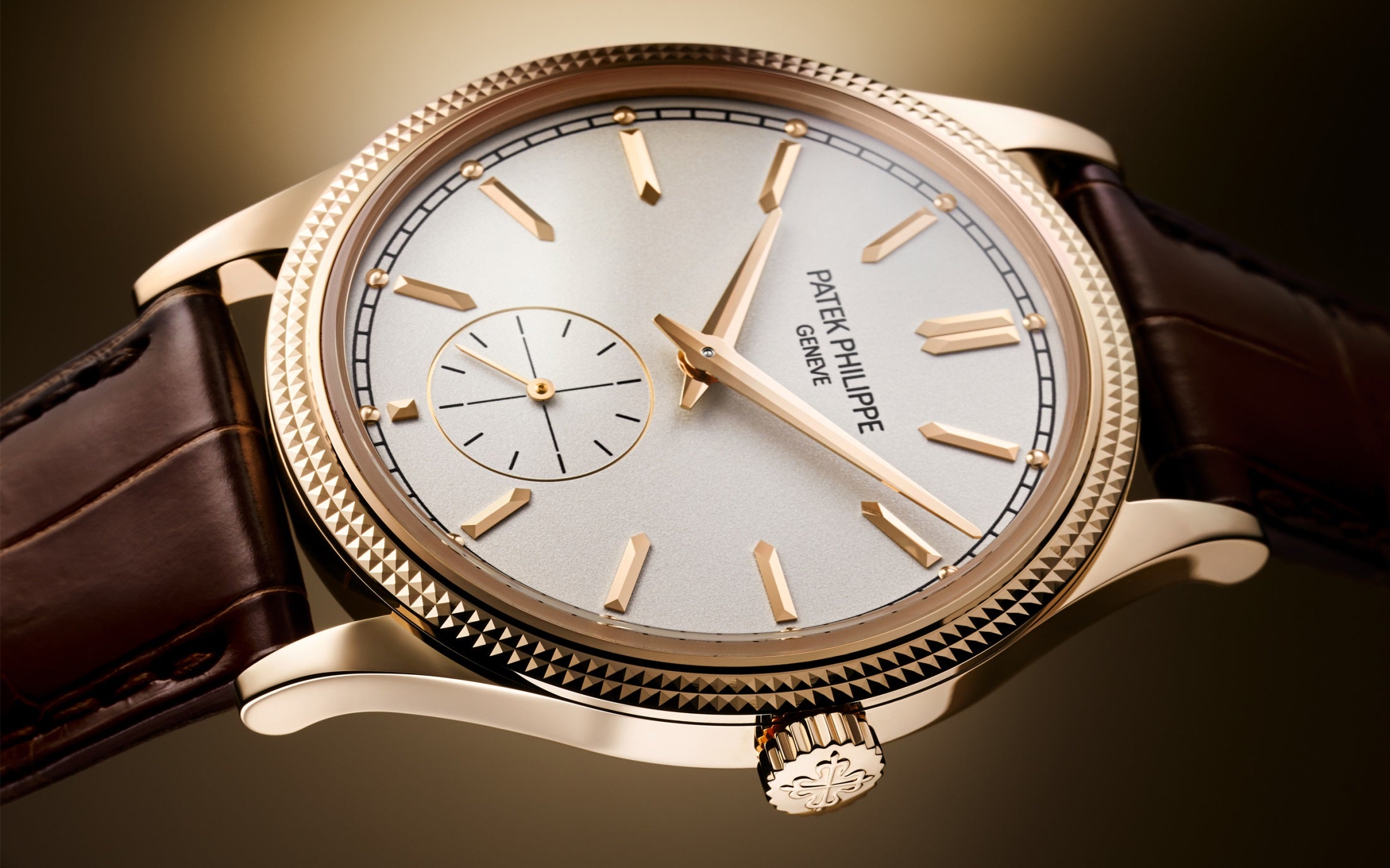 Orologio in oro rosa Calatrava Patek philippe