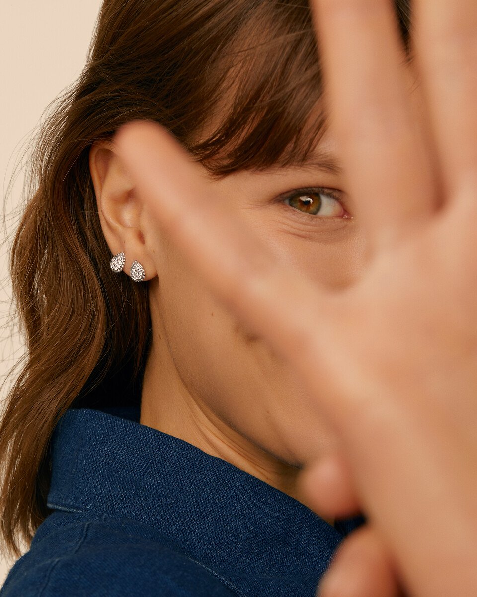 Earrings in white gold Serpent Bohème Ear Studs XS Motif Boucheron