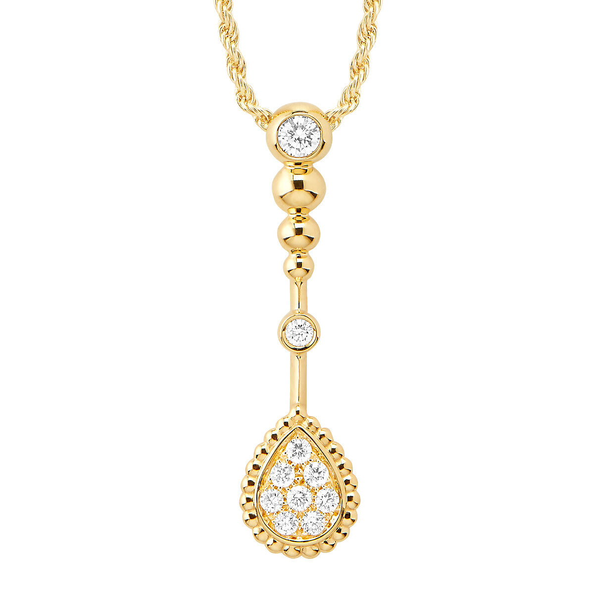 Gioiello in yellow gold Serpent Bohème Solarité pendant, xs motif
 Boucheron