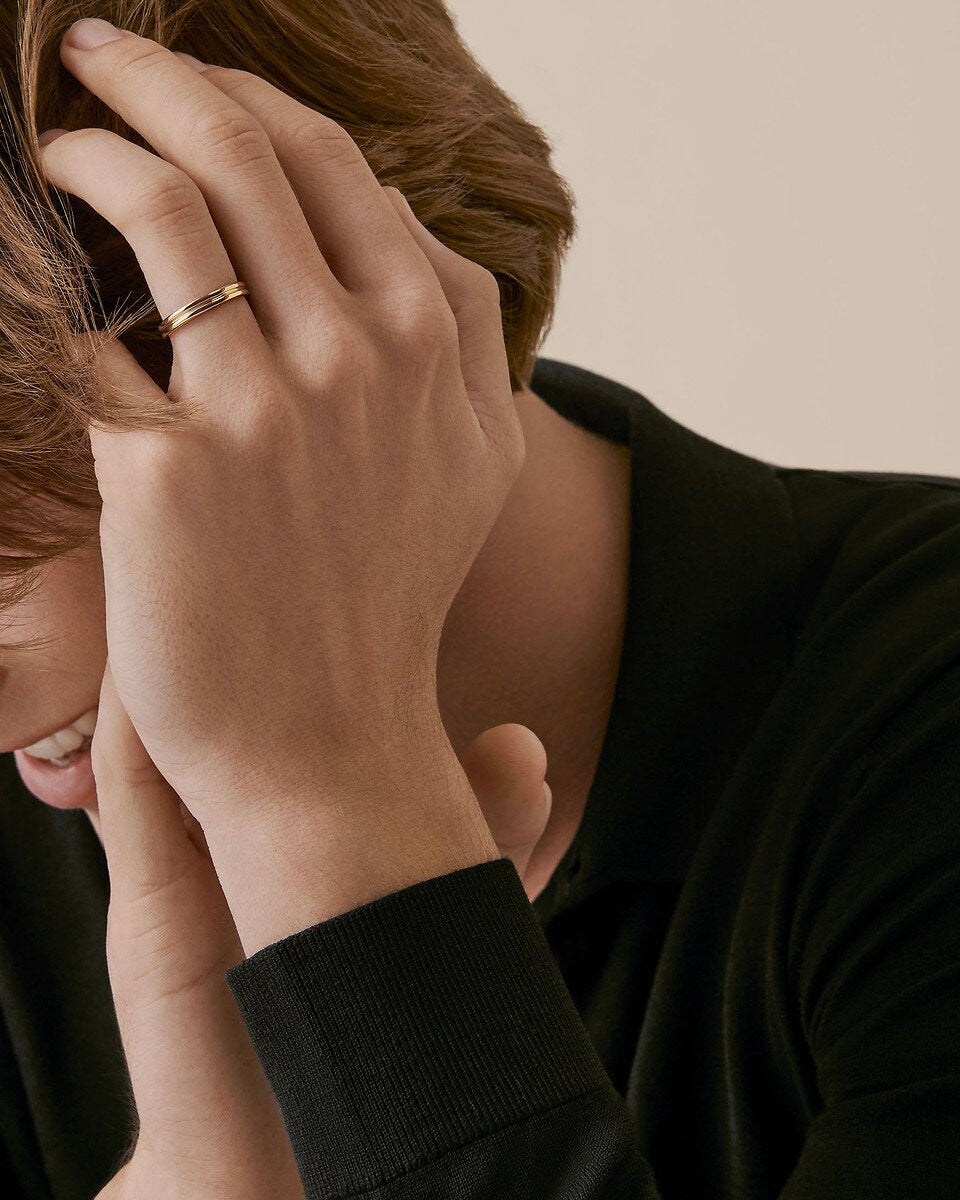 Ring in rose gold Godron Ring Boucheron