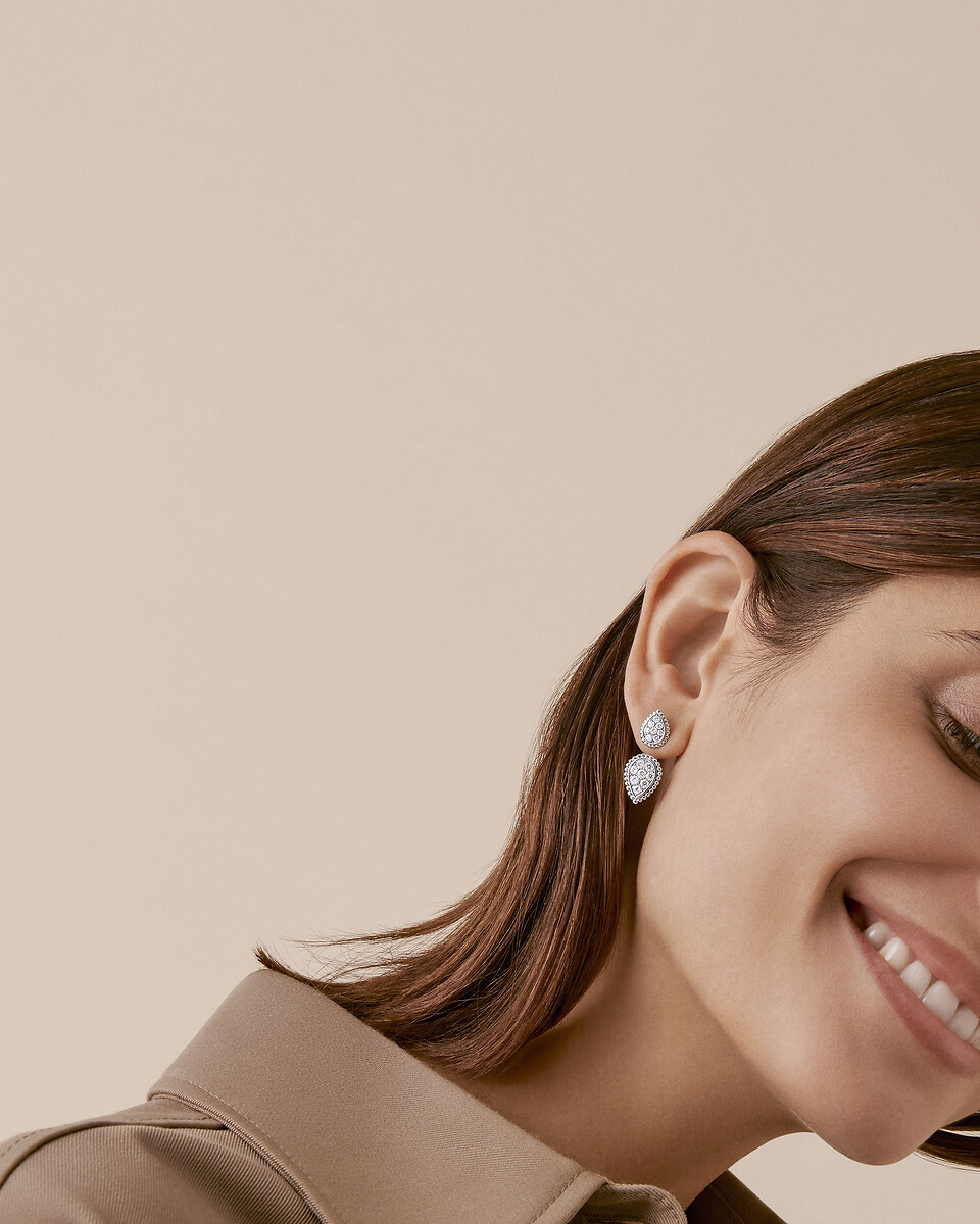 Gioiello in oro bianco Orecchini Serpent Bohème Boucheron