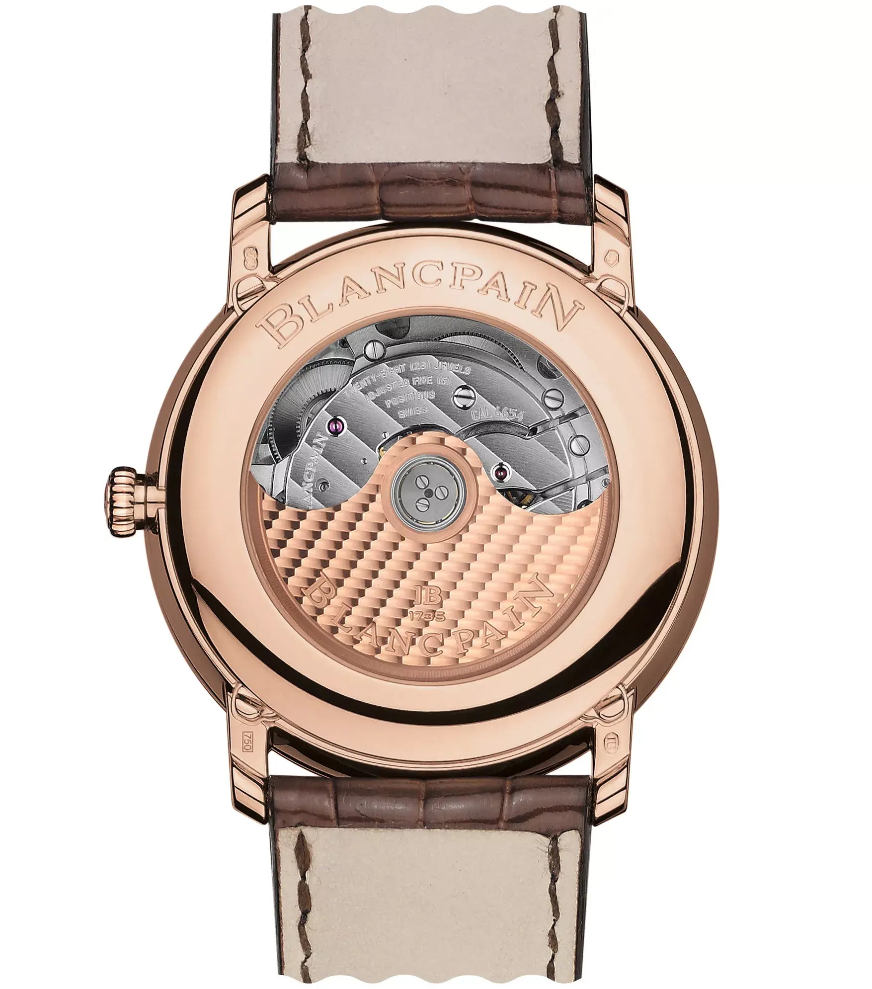Orologio in oro rosa Villeret Quantième Complet Blancpain