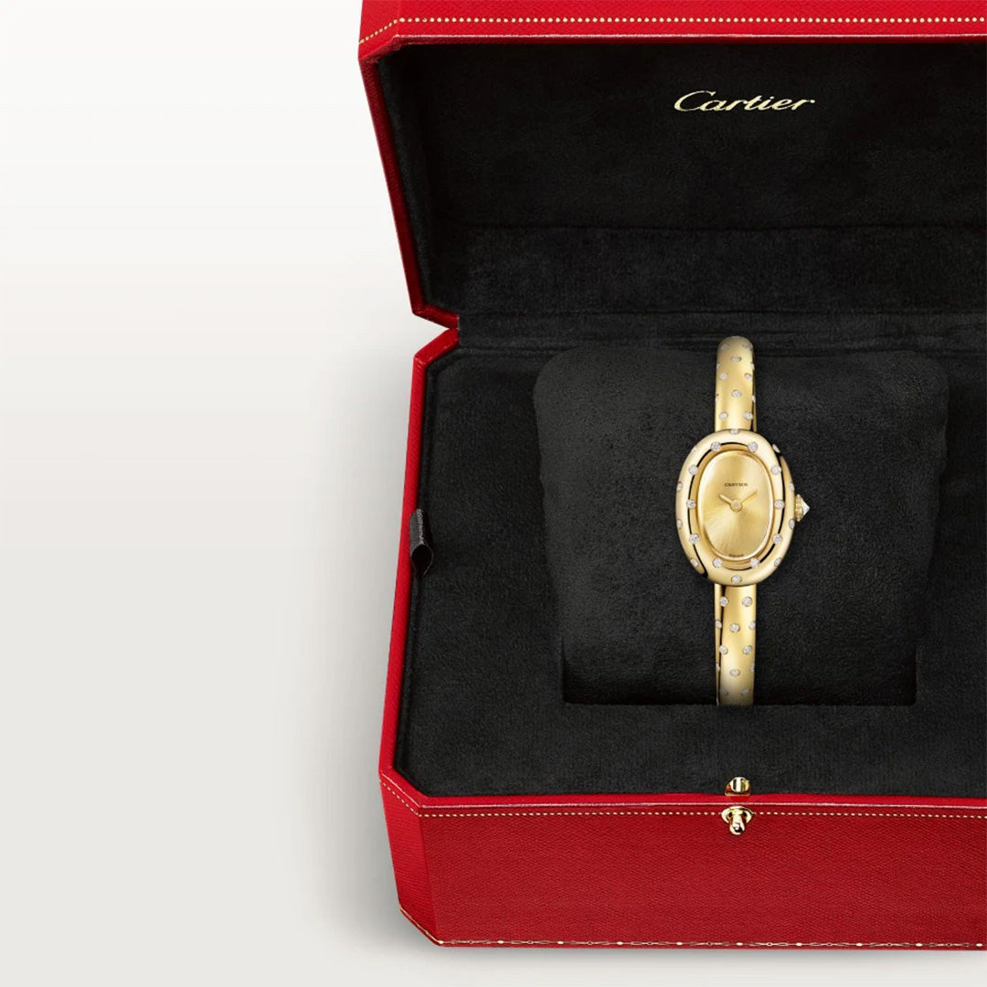 Orologio in oro giallo Baignoire de Cartier (misura 15) Cartier