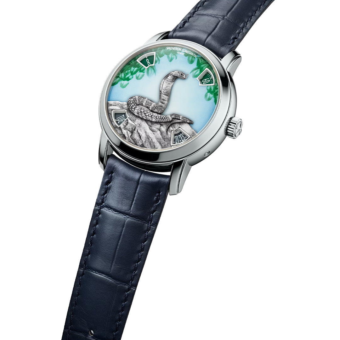 Orologio in platino Métiers d'Art - La leggenda dello zodiaco cinese - anno del serpente Vacheron constantin