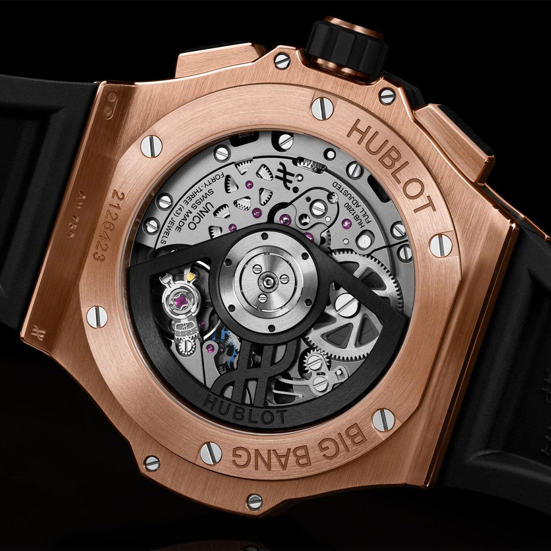 Orologio in ceramica e oro rosa Big Bang Original Unico King Gold Ceramic Hublot