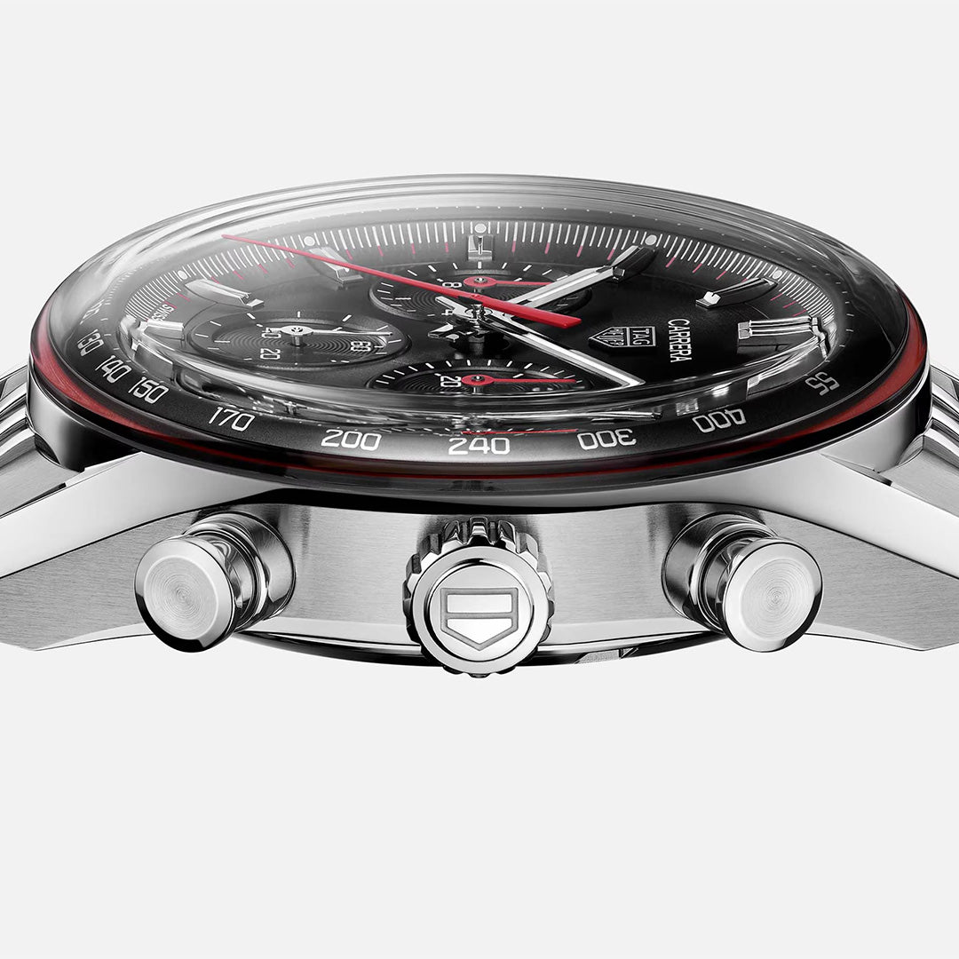 Orologio in acciaio Carrera Chronograph Tag heuer