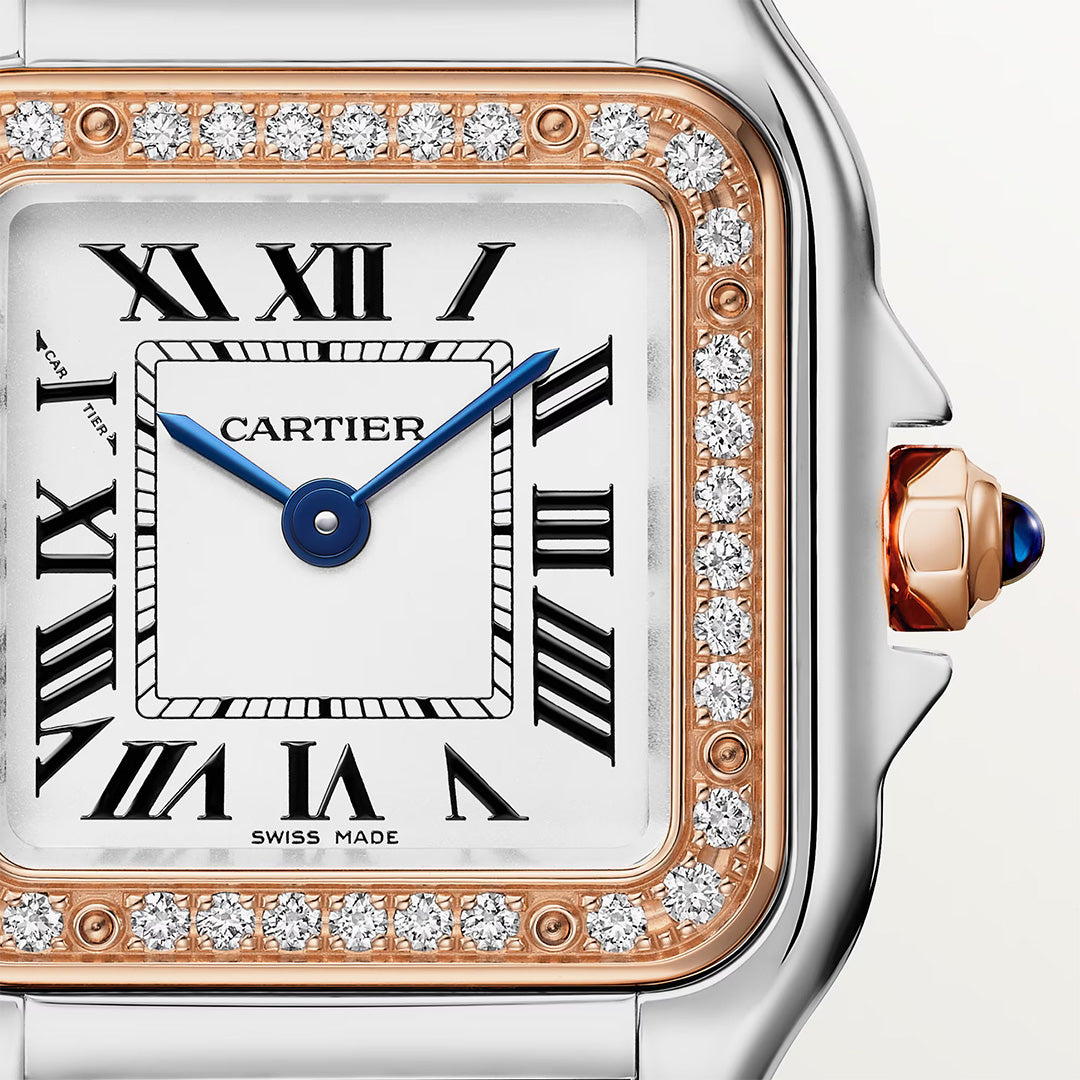 Watch in steel and rose gold Panthère de Cartier Cartier
