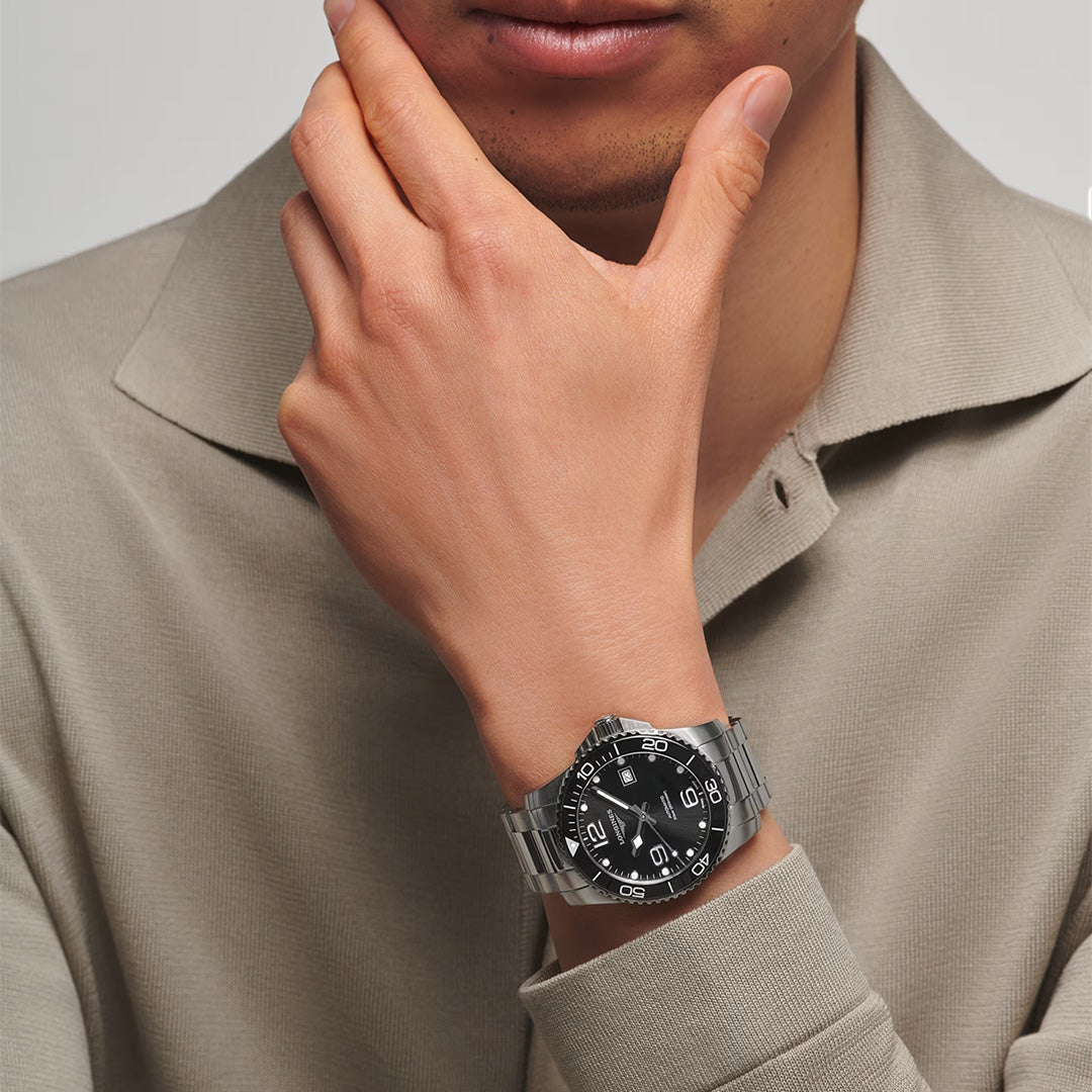Watch in steel Hydroconquest Longines