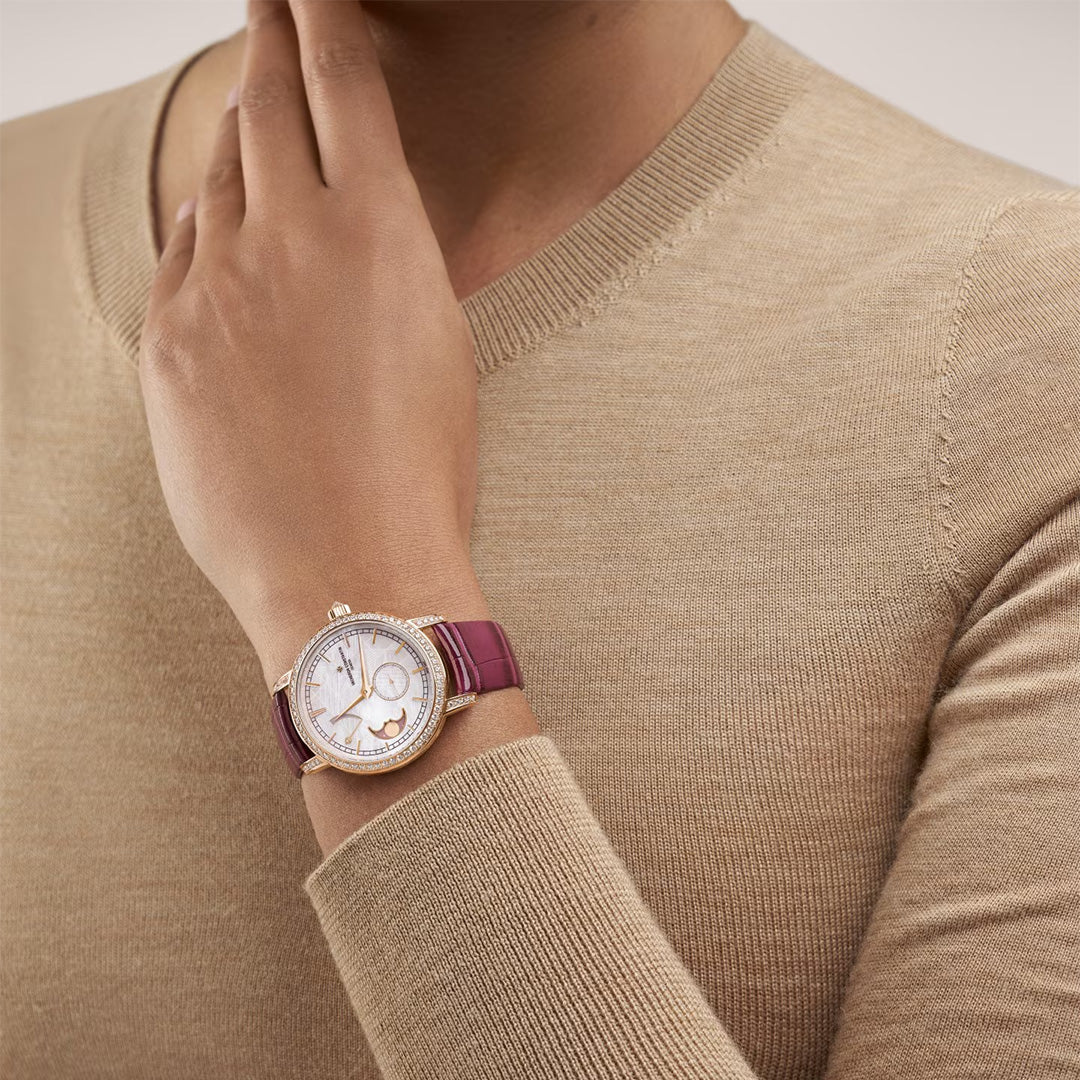Watch in rose gold Traditionnelle Moon Phase Vacheron constantin