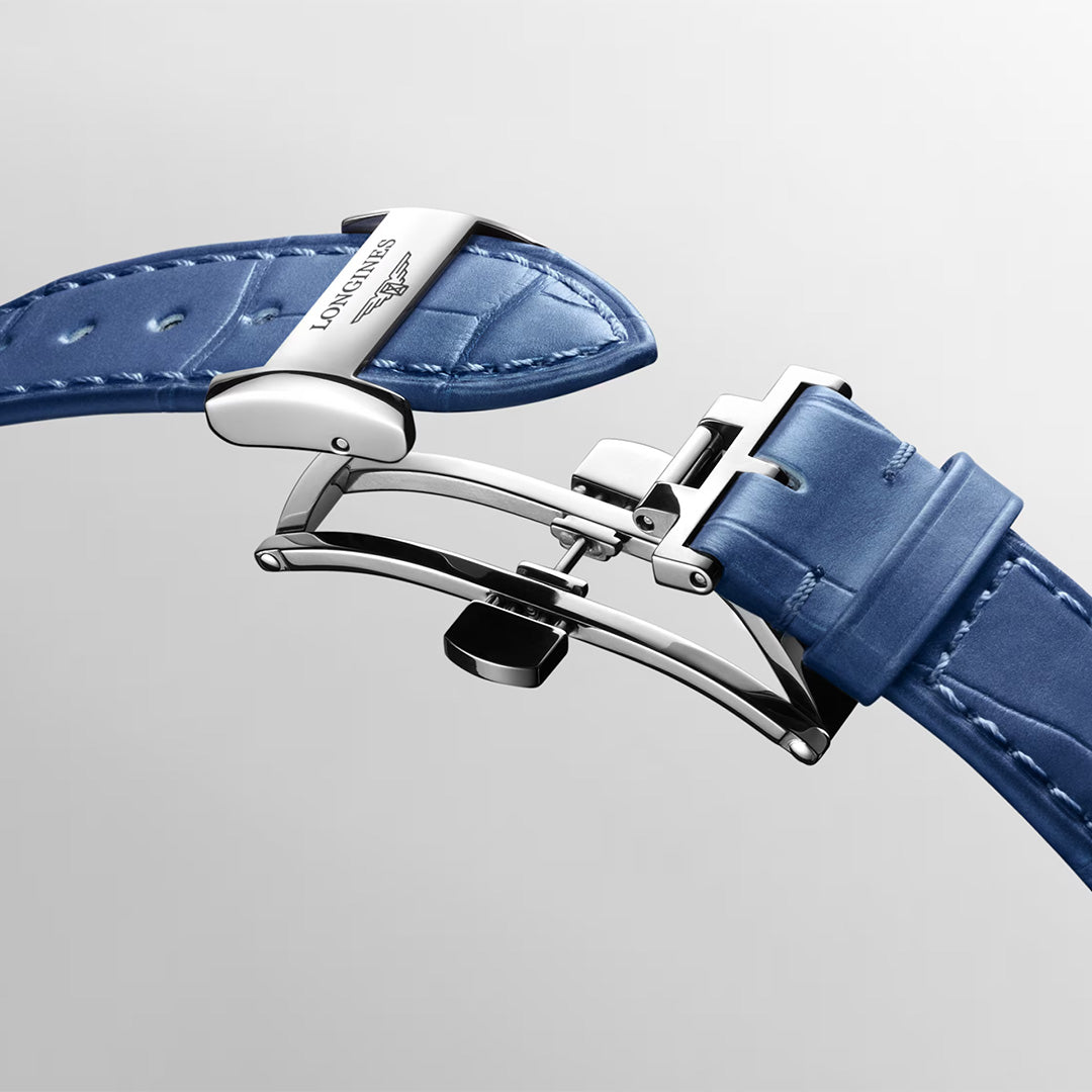 Watch in steel PrimaLuna Moonphase Longines