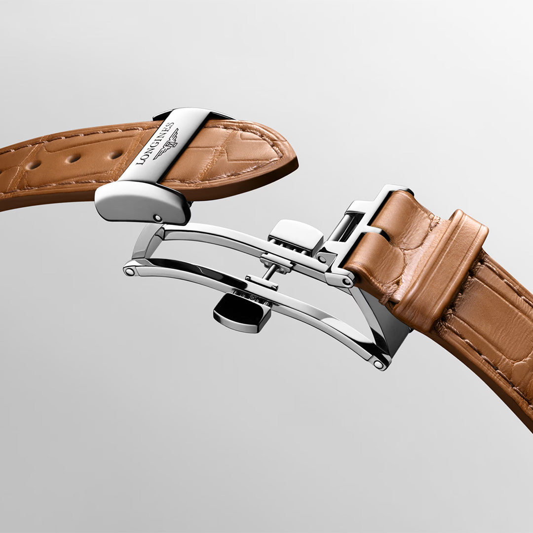 Orologio in acciaio e oro rosa Master Collection Longines