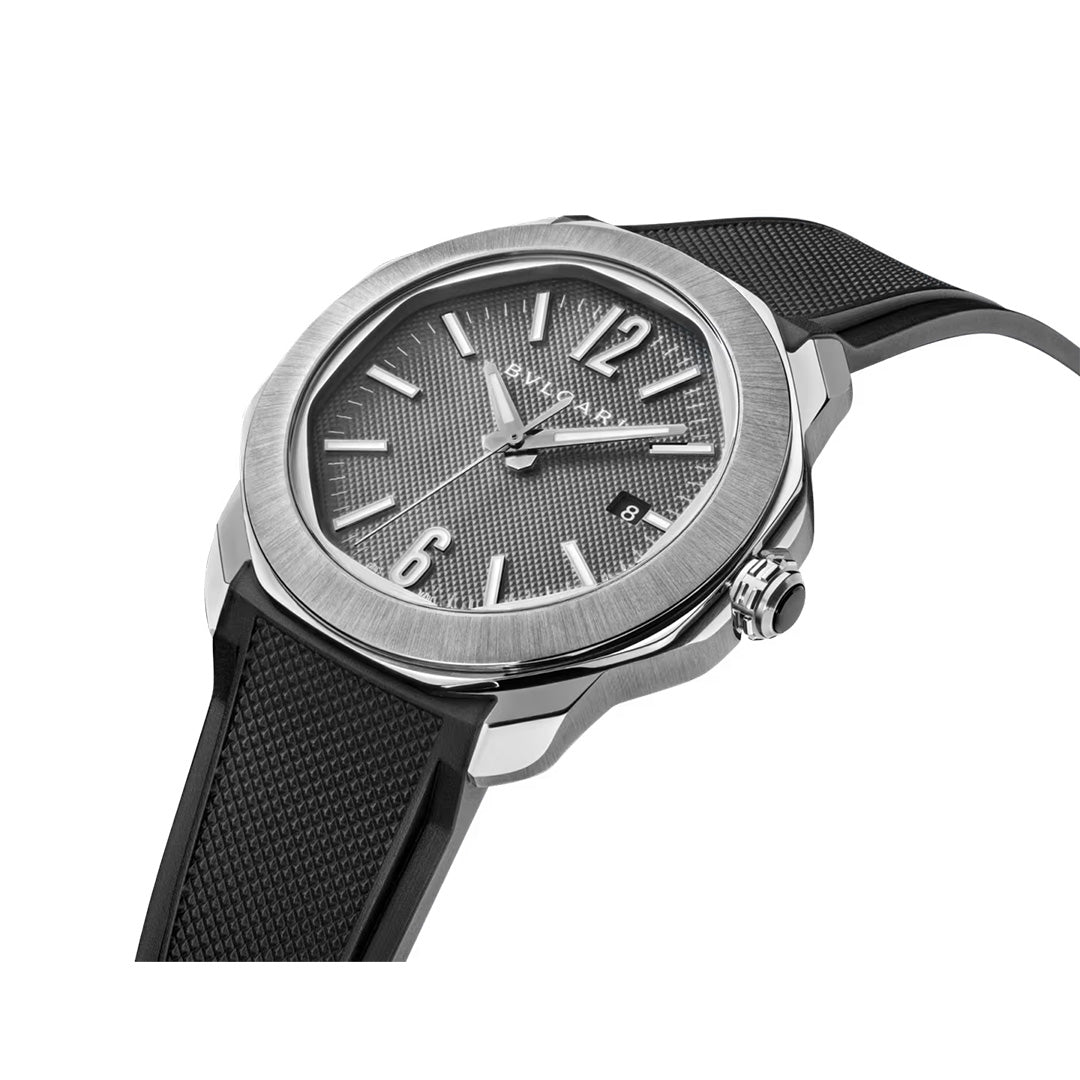 Orologio in acciaio Octo Roma Bulgari