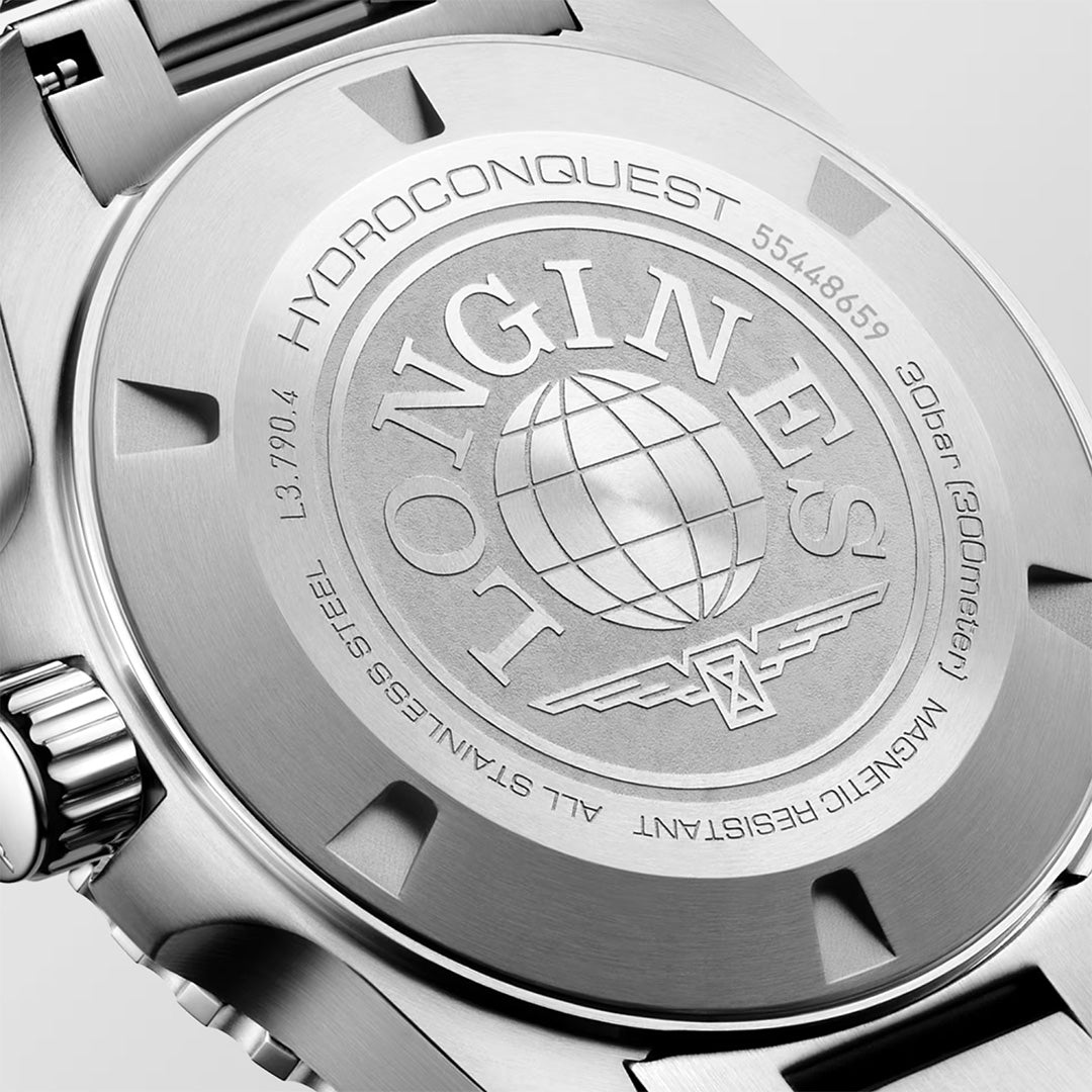 Orologio in acciaio HydroConquest GMT Longines