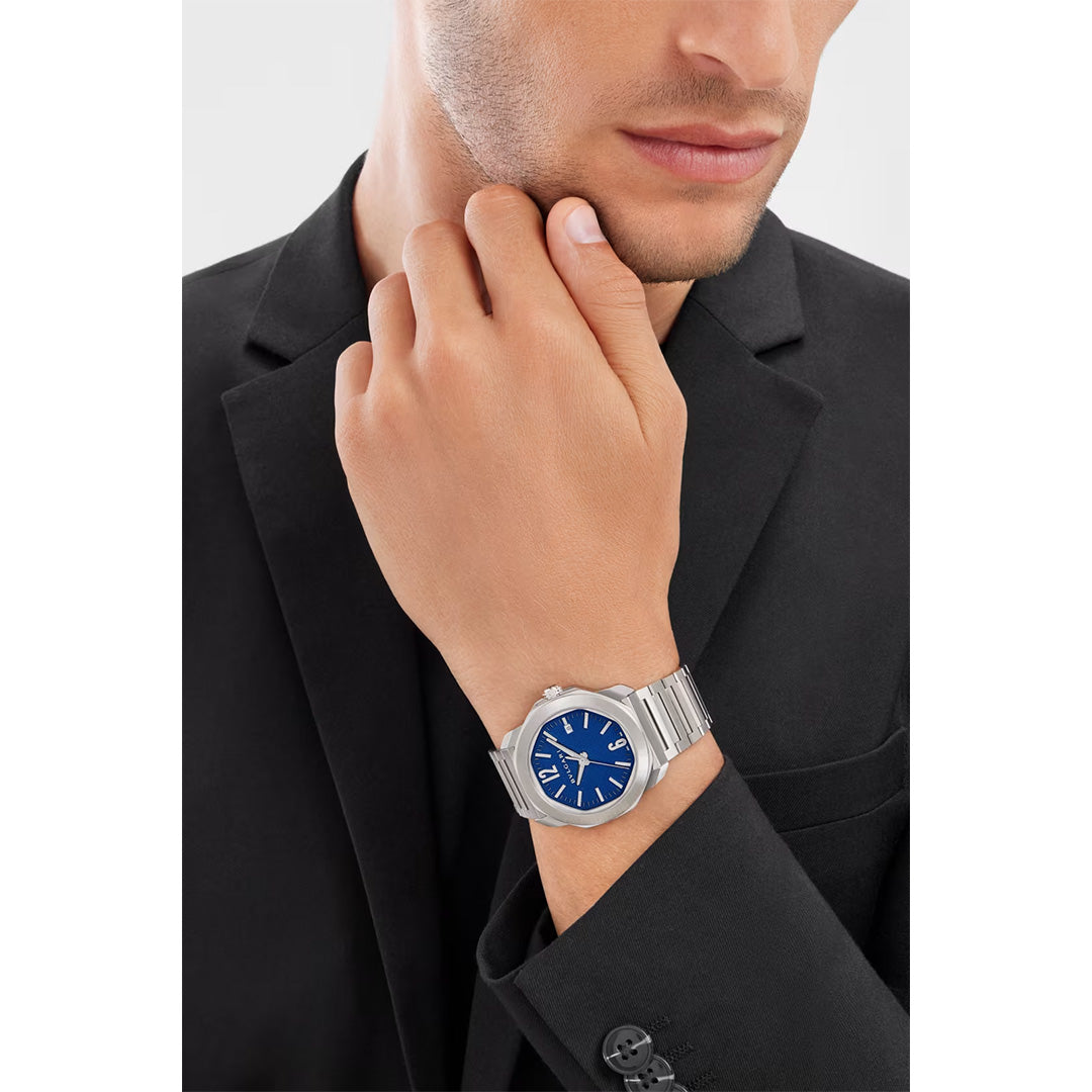 Orologio in acciaio Octo Roma Bulgari