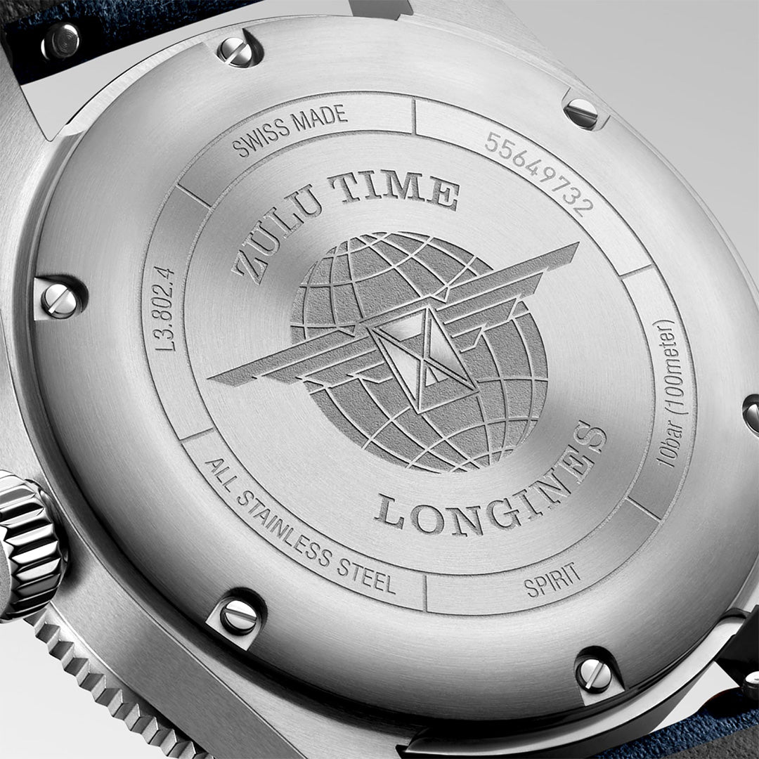 Orologio in acciaio Spirit Zulu Time Longines