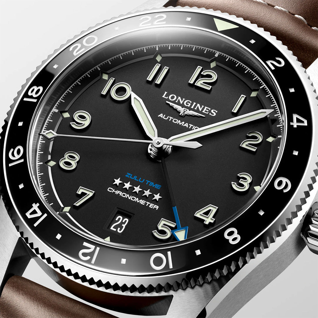 Orologio in acciaio Spirit Zulu Time Longines