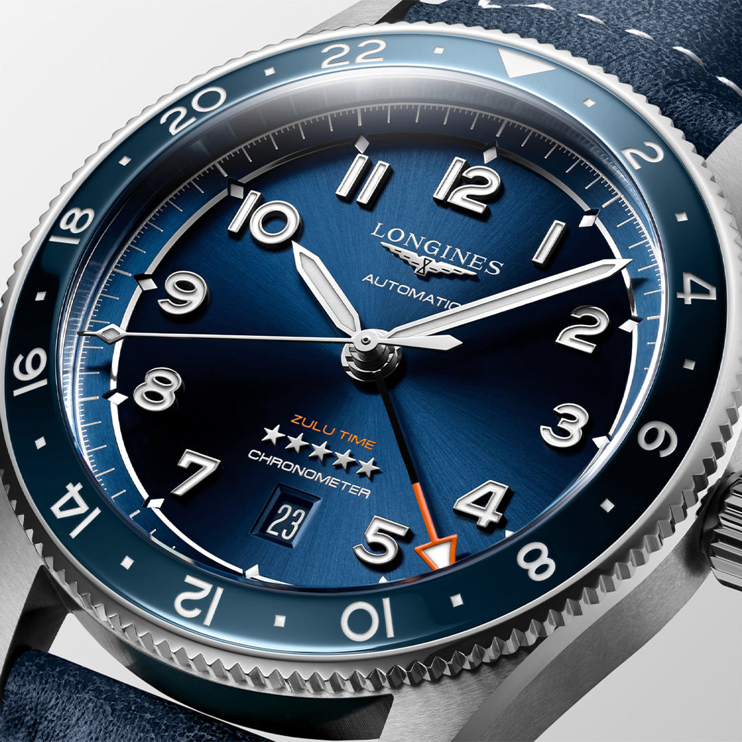 Watch in steel Spirit Zulu Time Longines