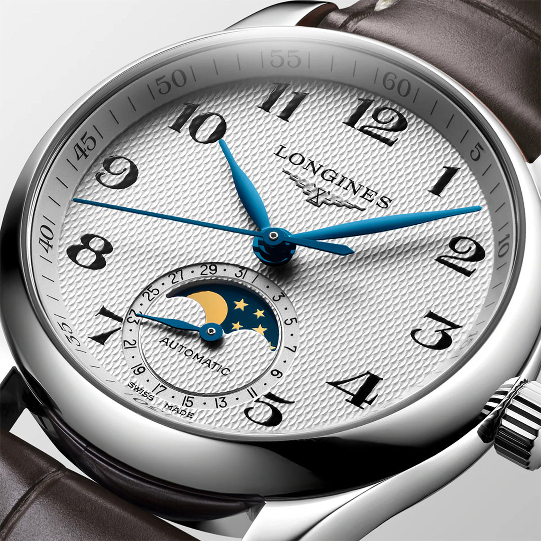 Watch in steel Master Collection Moonphase Longines
