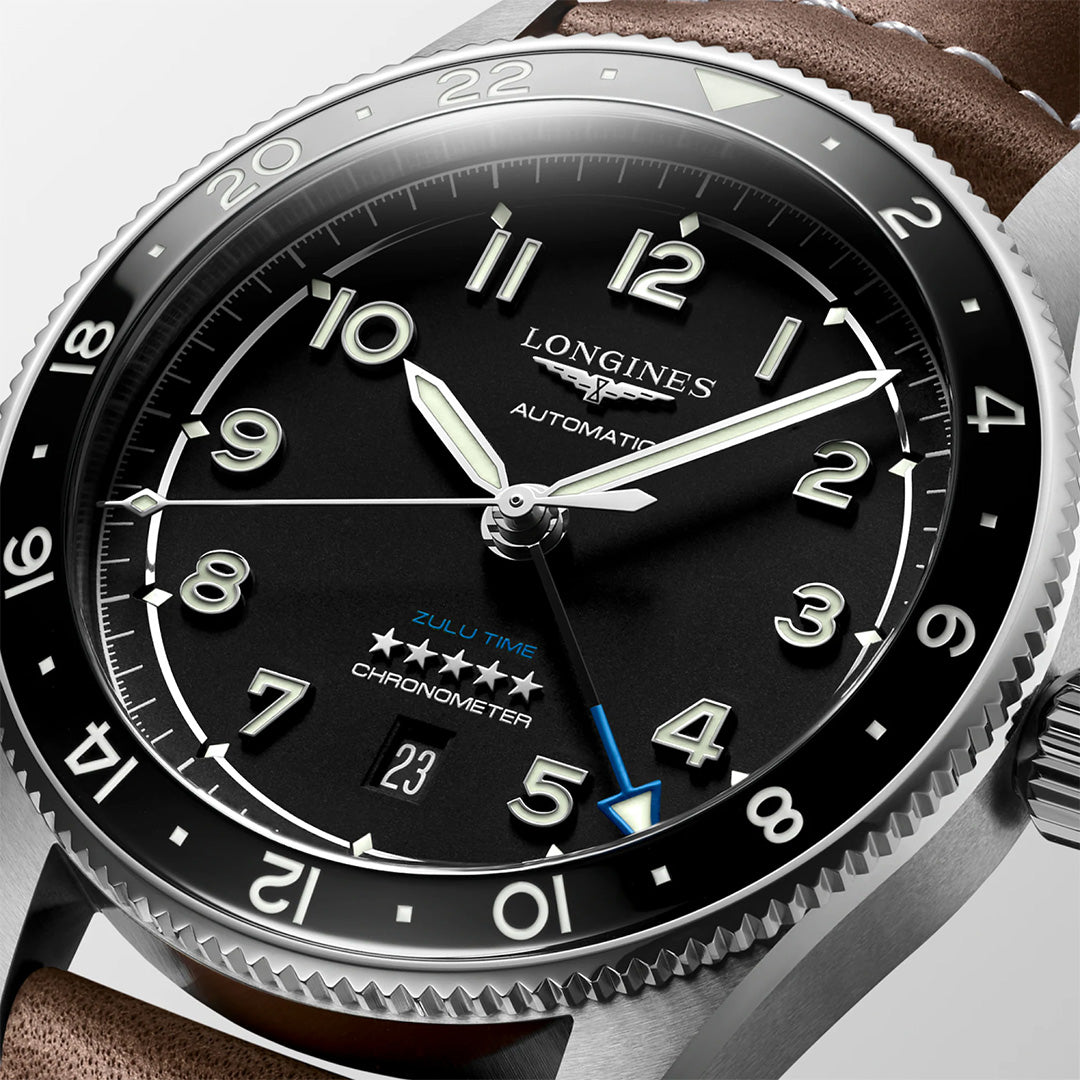 Watch in steel Spirit Zulu Time Longines