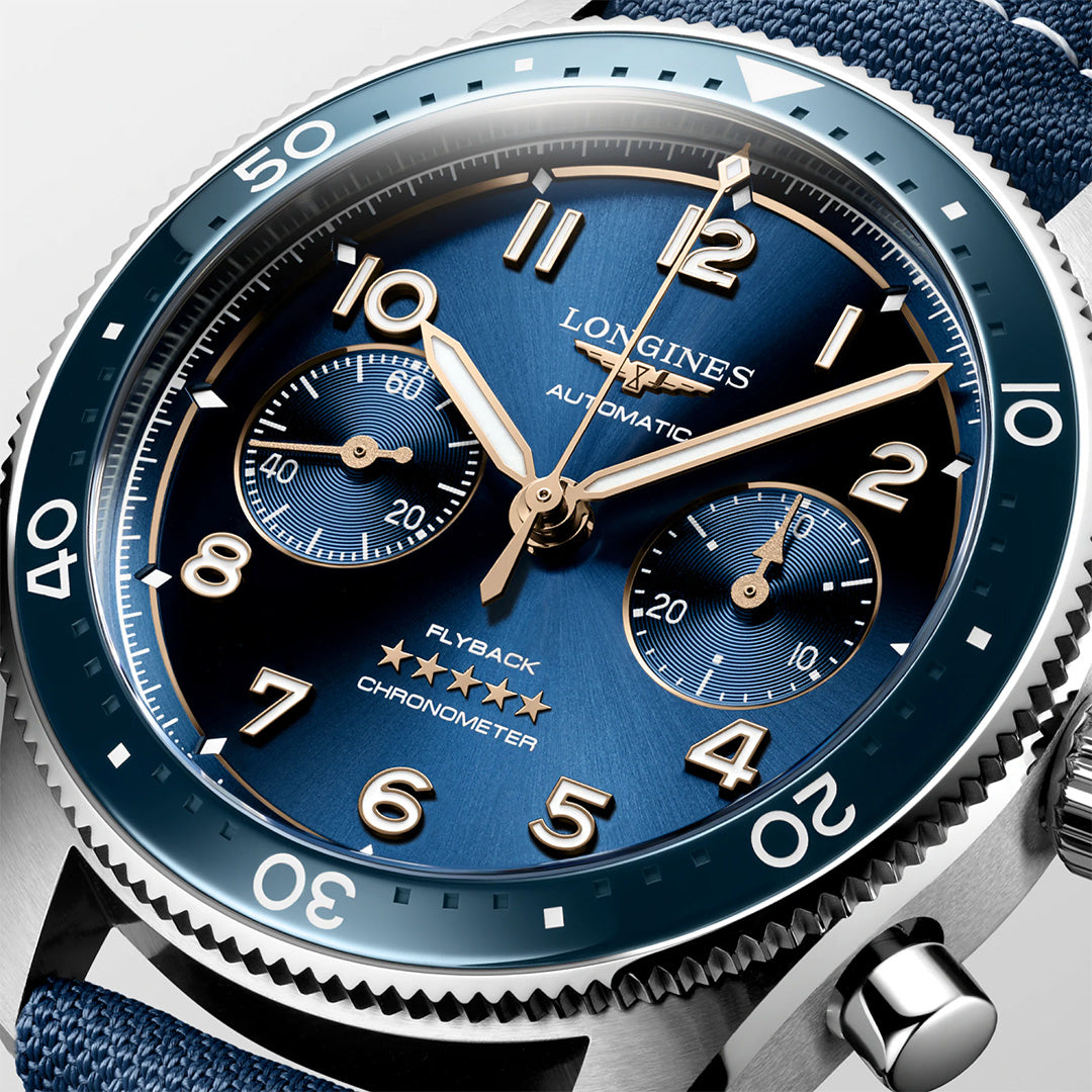 Orologio in acciaio Spirit Flyback Longines