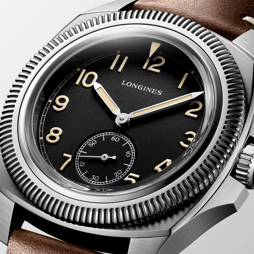 Watch in steel Pilot Majetek Longines