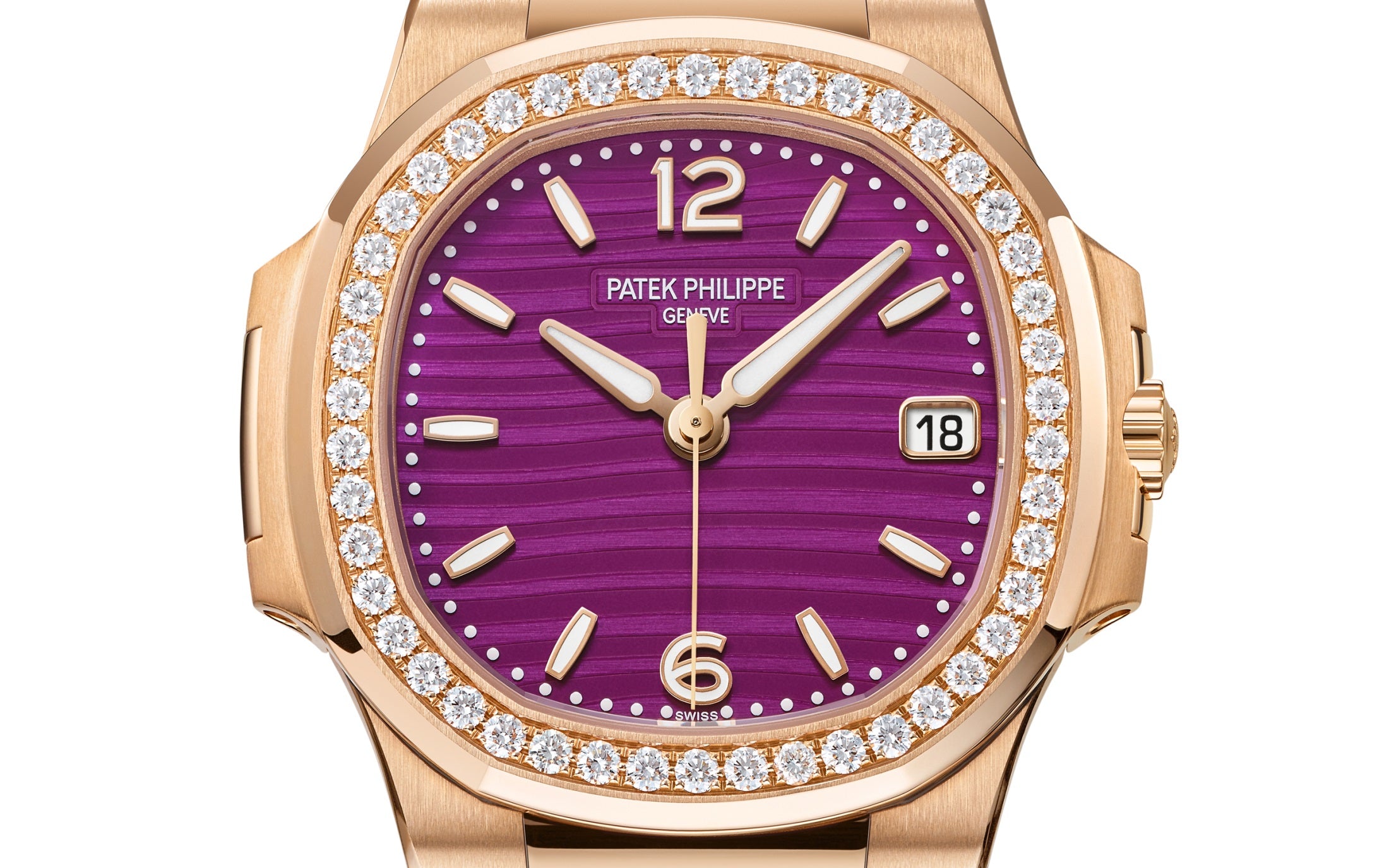 Watch in rose gold Nautilus  Patek philippe